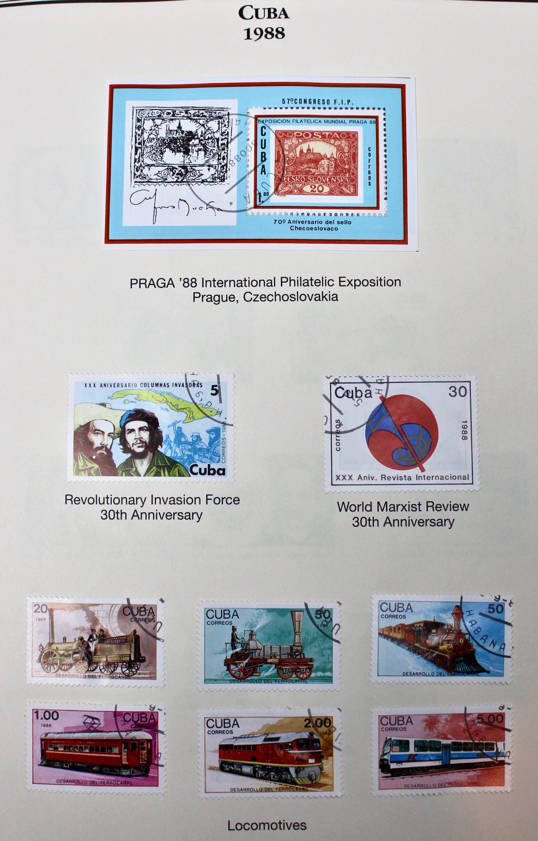 Castro's Cuba Stamp Collection