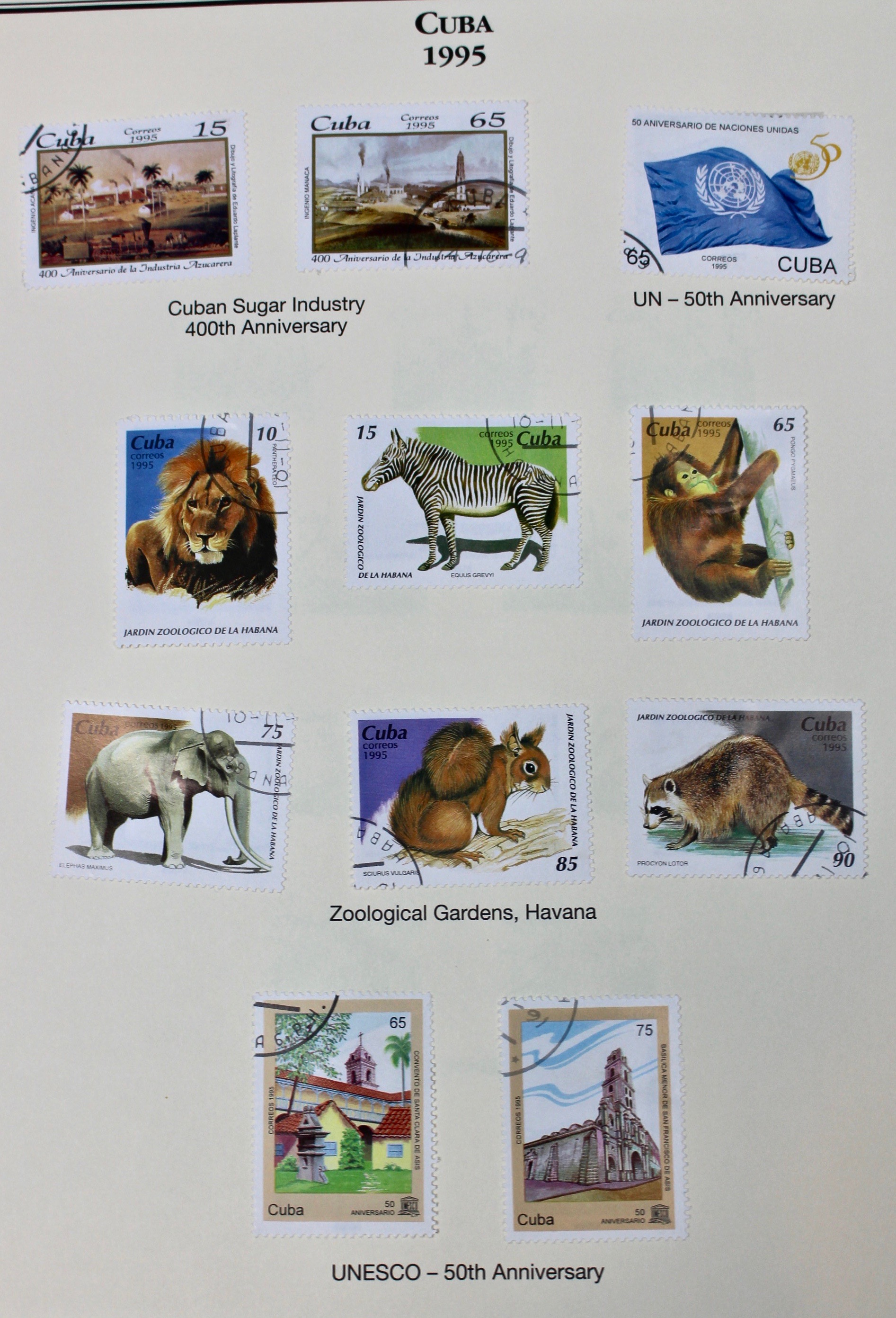 Castro's Cuba Stamp Collection