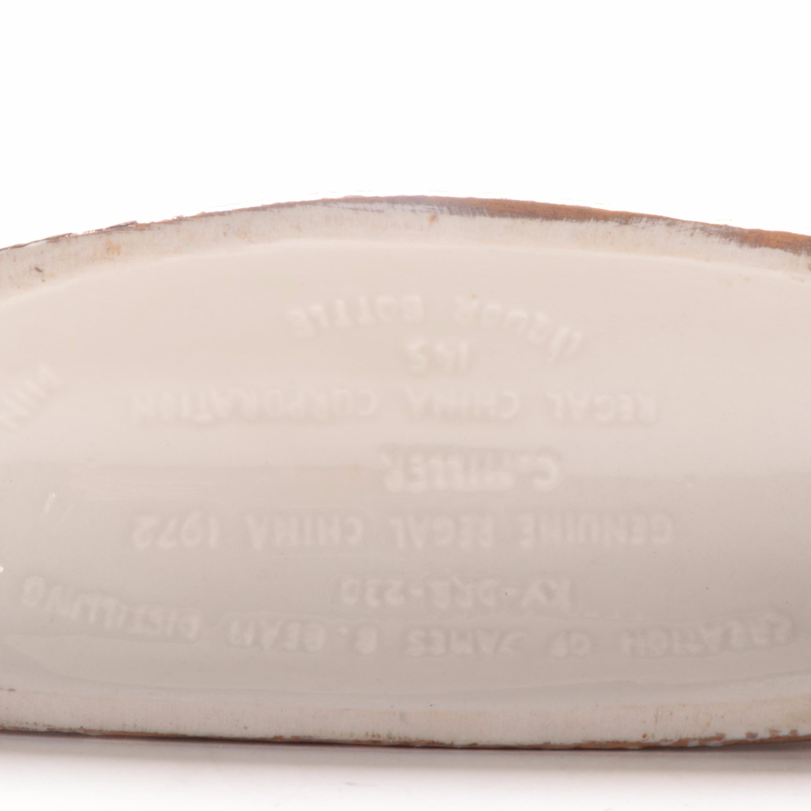 Jim Beam for Regal China Ceramic Fox Decanters and Figurines, Late 20th Century