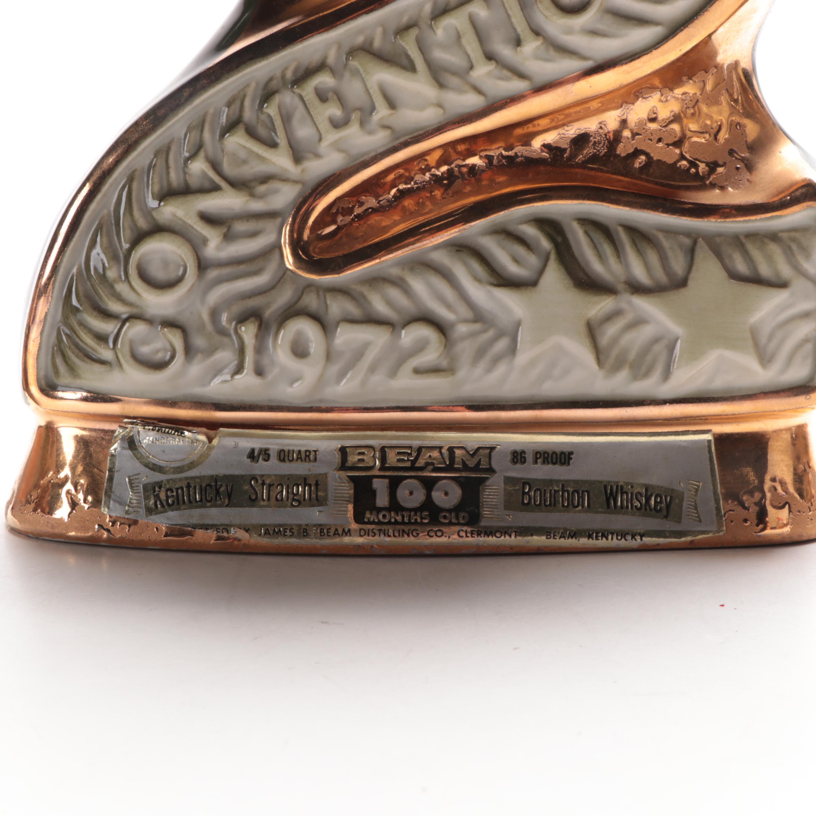 Jim Beam for Regal China Ceramic Fox Decanters and Figurines, Late 20th Century