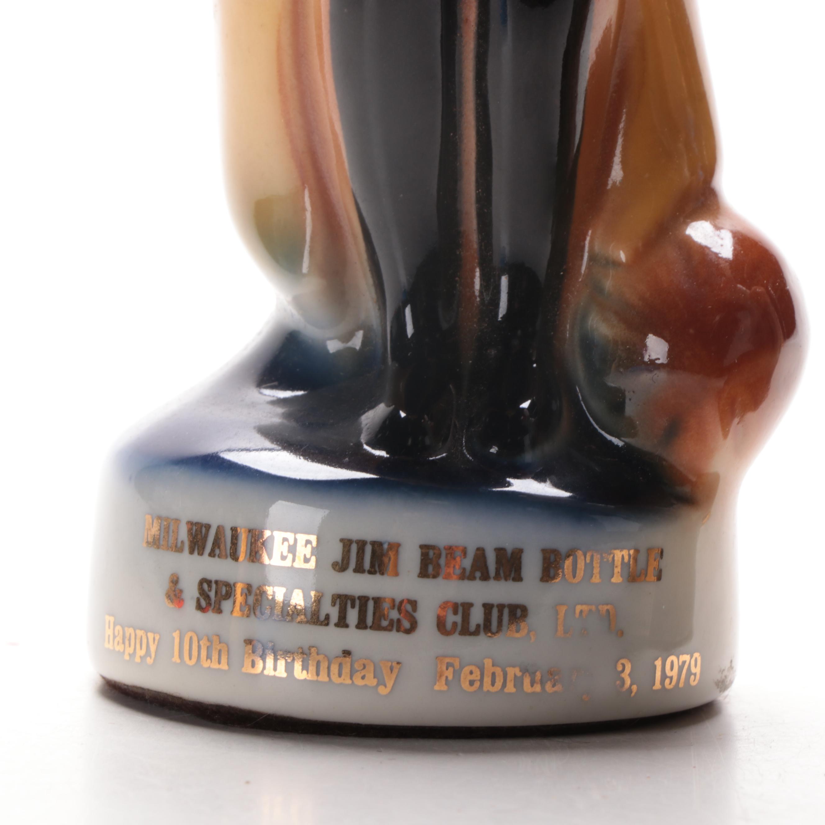 Jim Beam for Regal China Ceramic Fox Decanters and Figurines, Late 20th Century