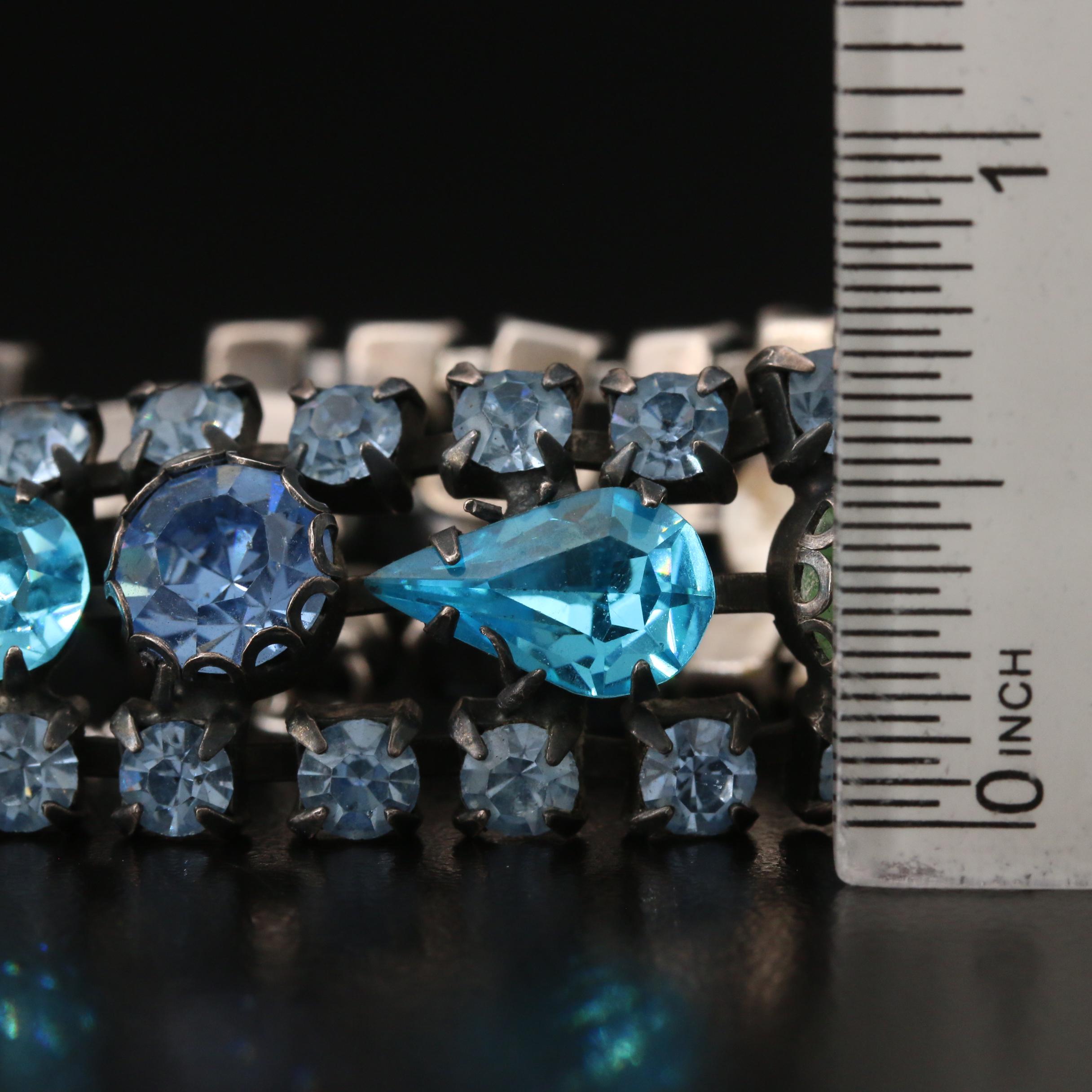 Vintage Regency Rhinestone Bracelet