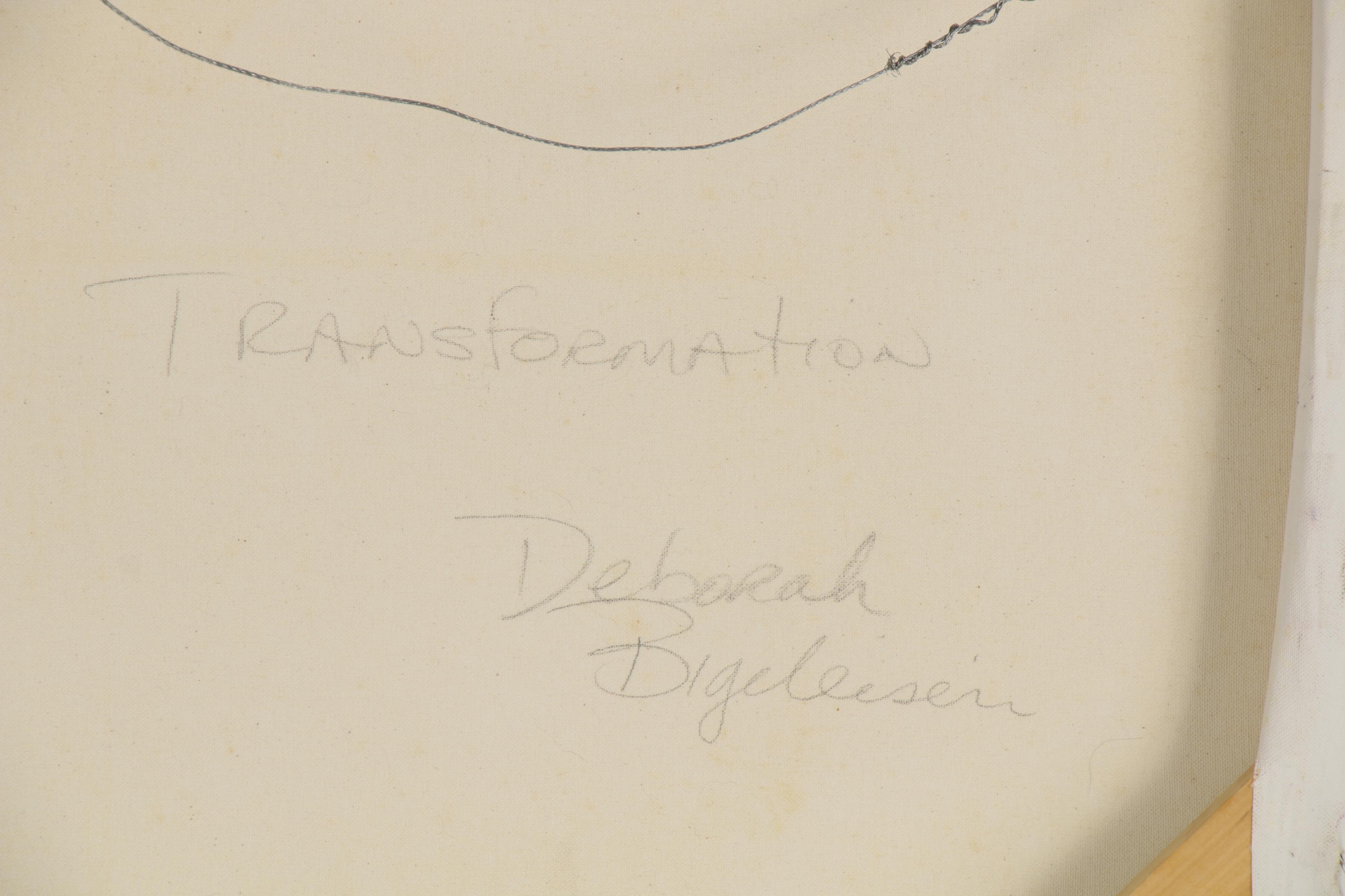 Deborah Bigeleisen Oil Painting "Transformation," 21st Century