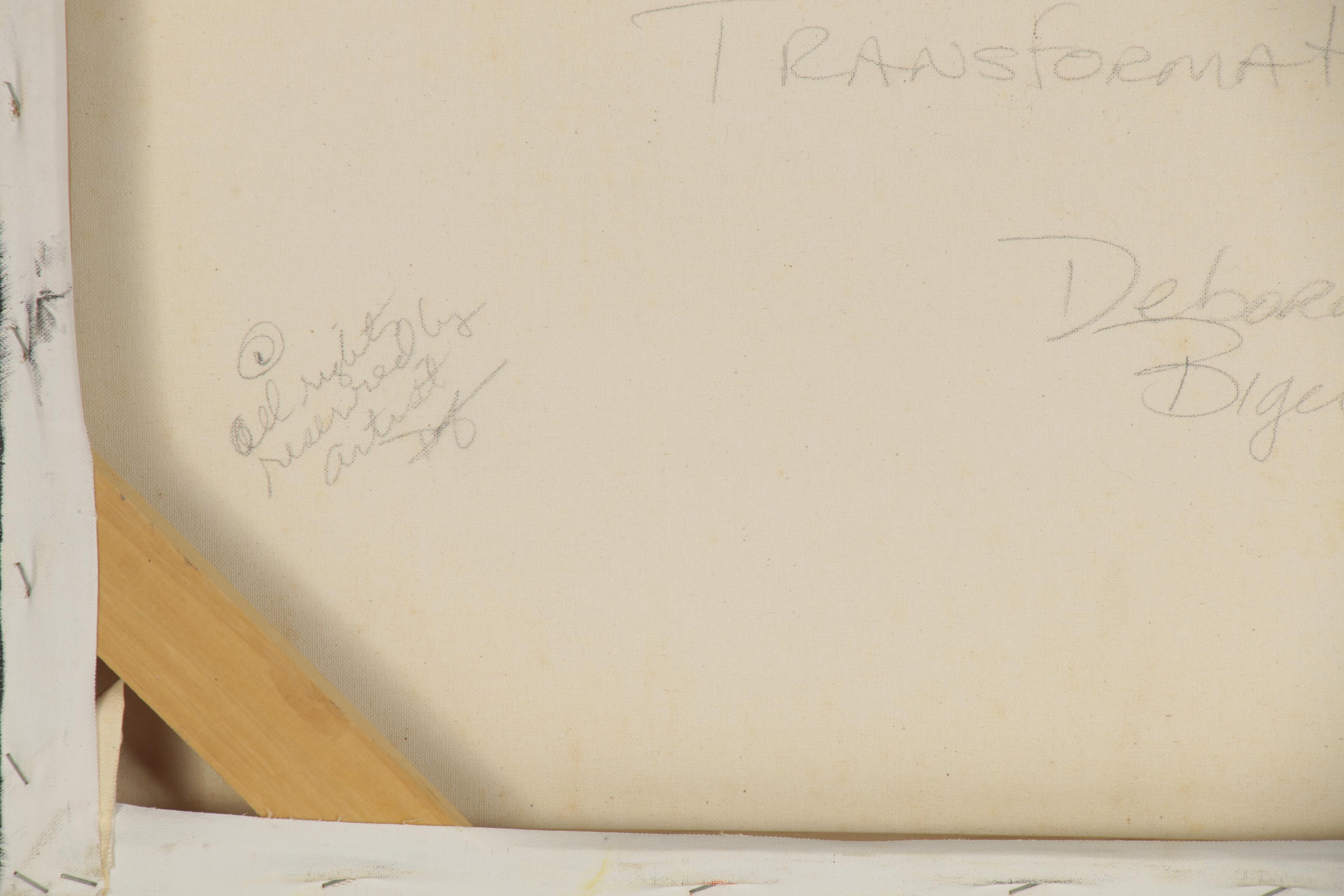 Deborah Bigeleisen Oil Painting "Transformation," 21st Century