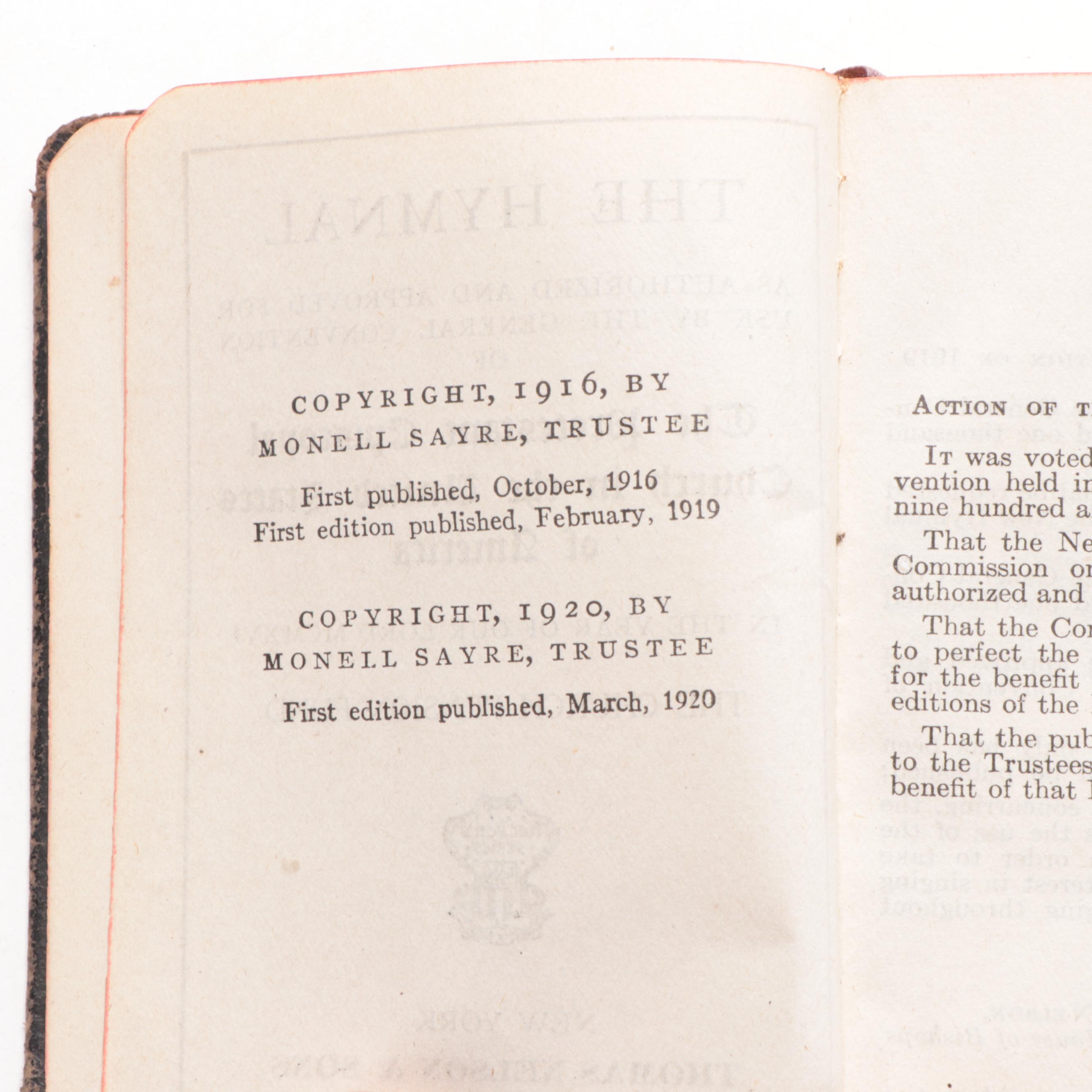 Miniature Bibles, Hymnals, and Books of Common Prayer