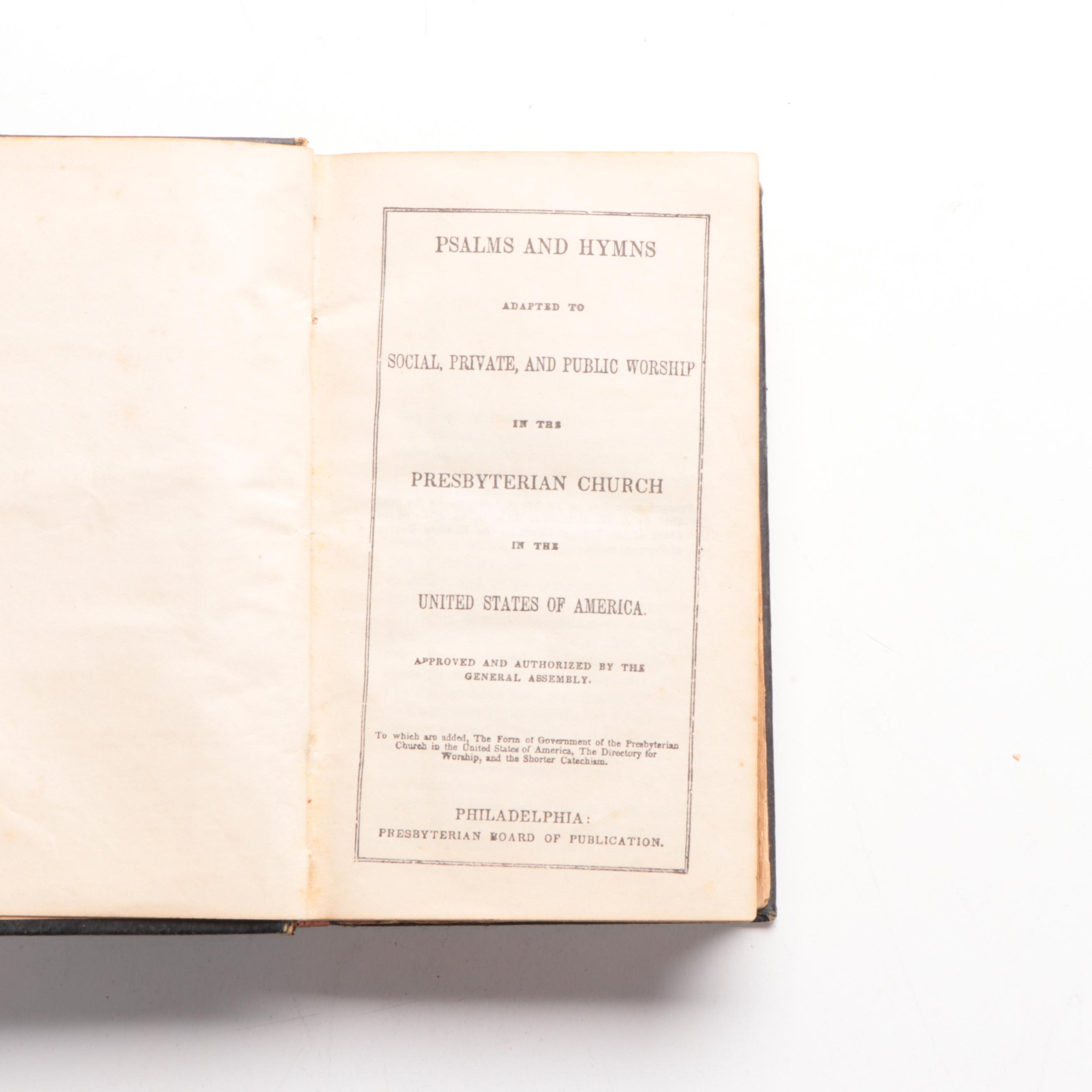 Miniature Bibles, Hymnals, and Books of Common Prayer