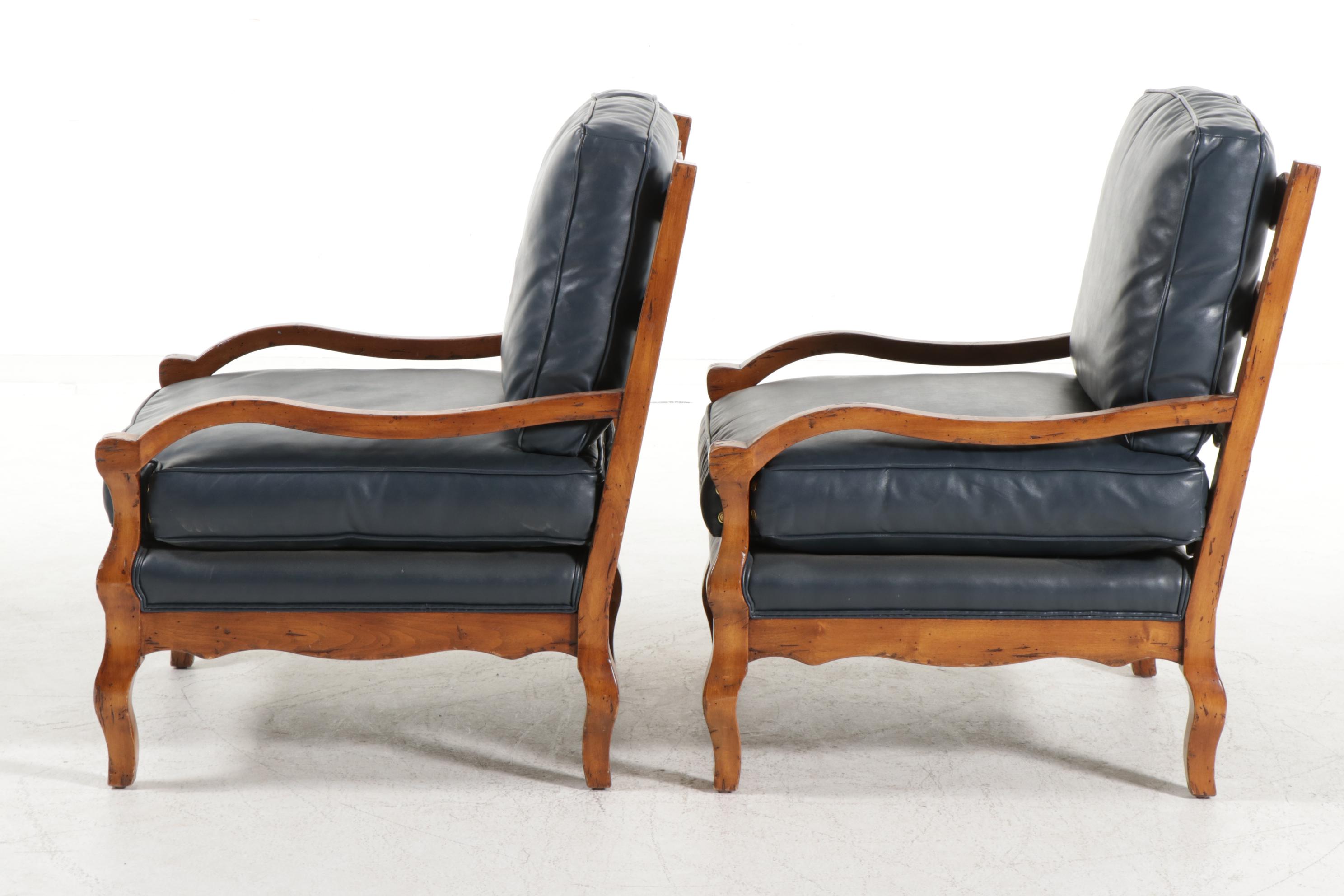 Pair of Fremarc Designs "Knuckle" Lounge Chairs