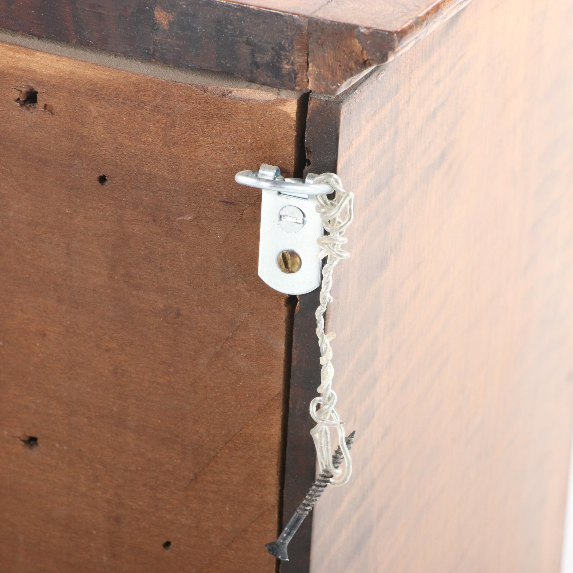 Small Curly Maple Spice or Apothecary Chest, Mid to Late 20th Century