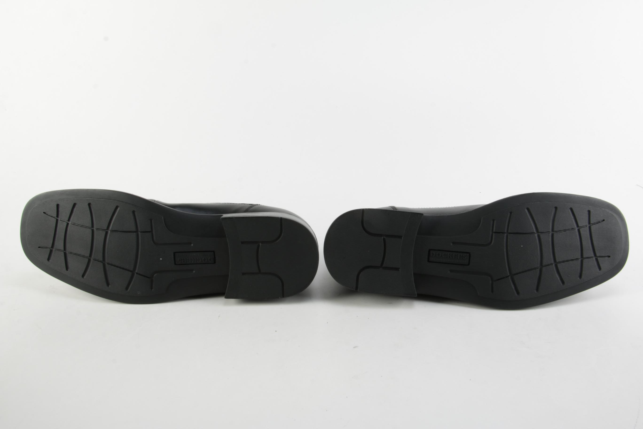 Men's Dockers Perspective Black Leather Dress Shoes