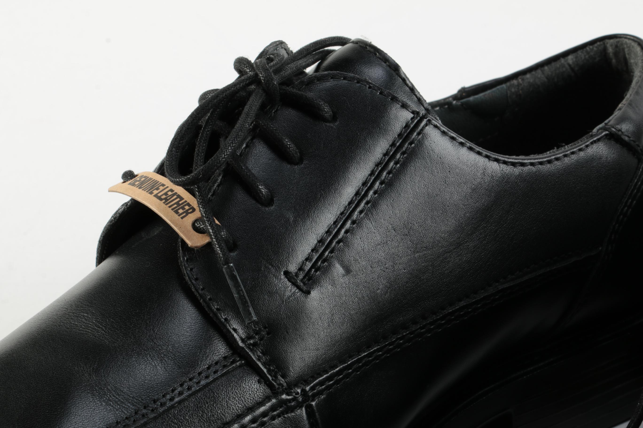 Men's Dockers Perspective Black Leather Dress Shoes