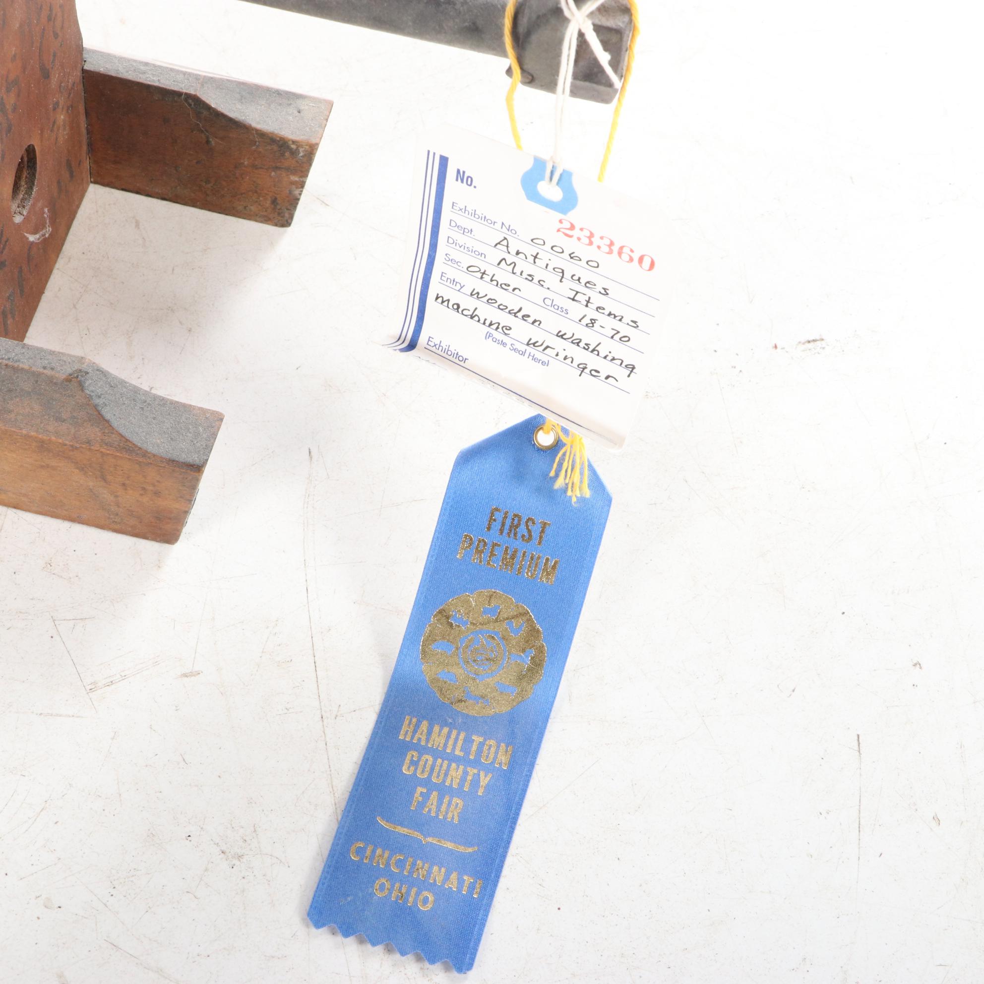 "Busy Bee" Clothes Wringer, Early 20th Century