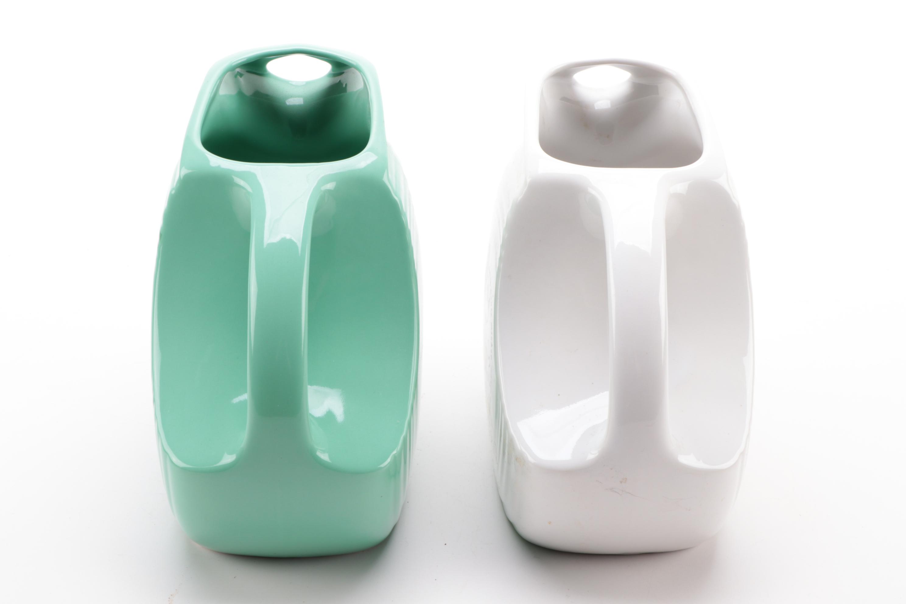 Homer Laughlin Co. Fiesta "Mickey Mouse" and "Scooby-Doo" Water Pitchers