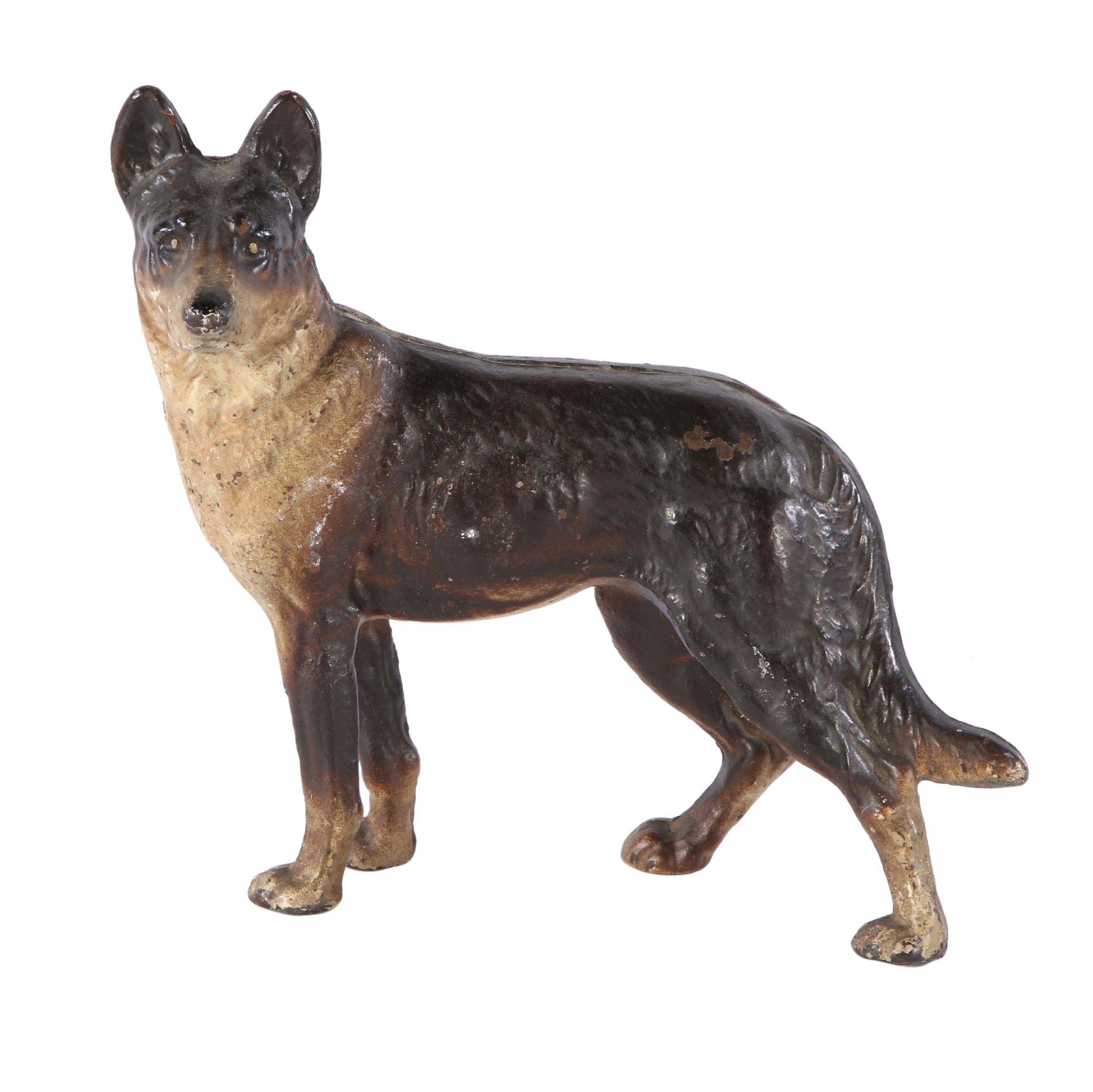 Cast Iron German Shepard Dog Doorstop