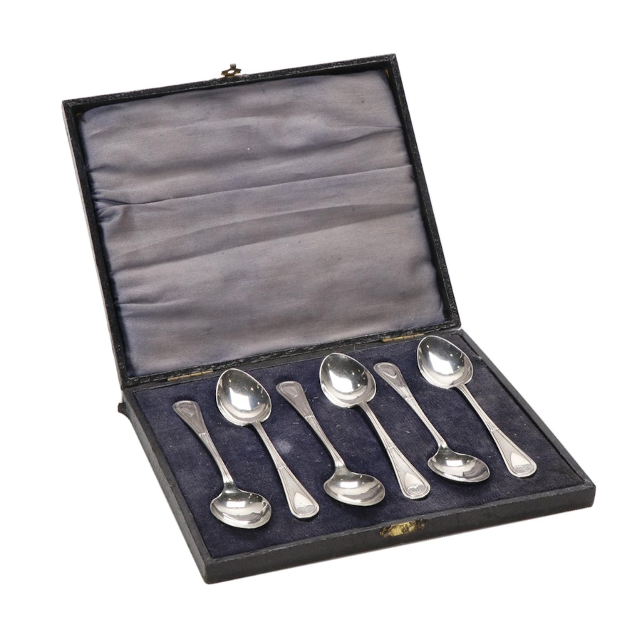 Sterling Silver FH Adams Demitasse Spoons, Early 20th Century