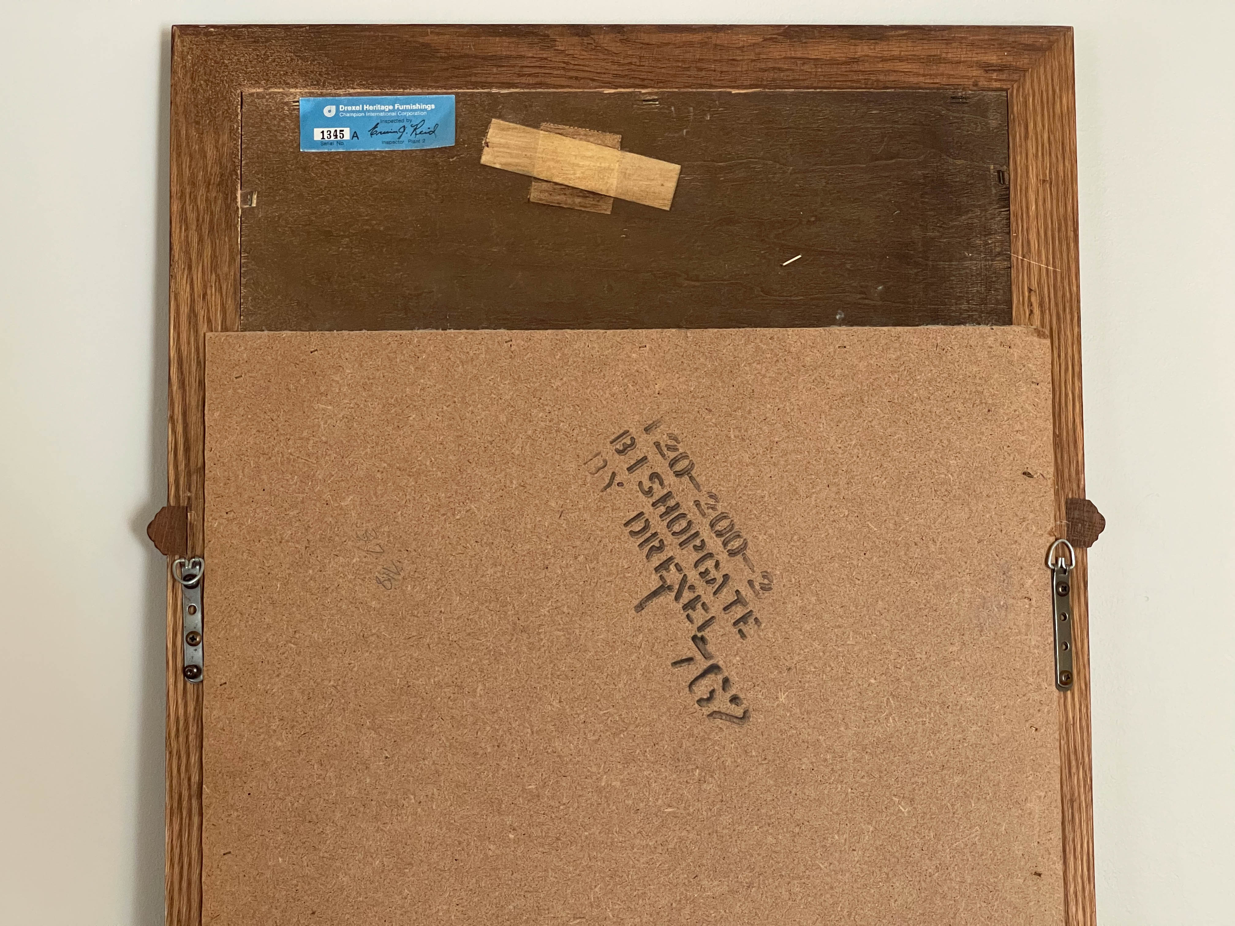 Drexel-Heritage "Bishopsgate" Oak Dresser with Mirrors, Late 20th Century