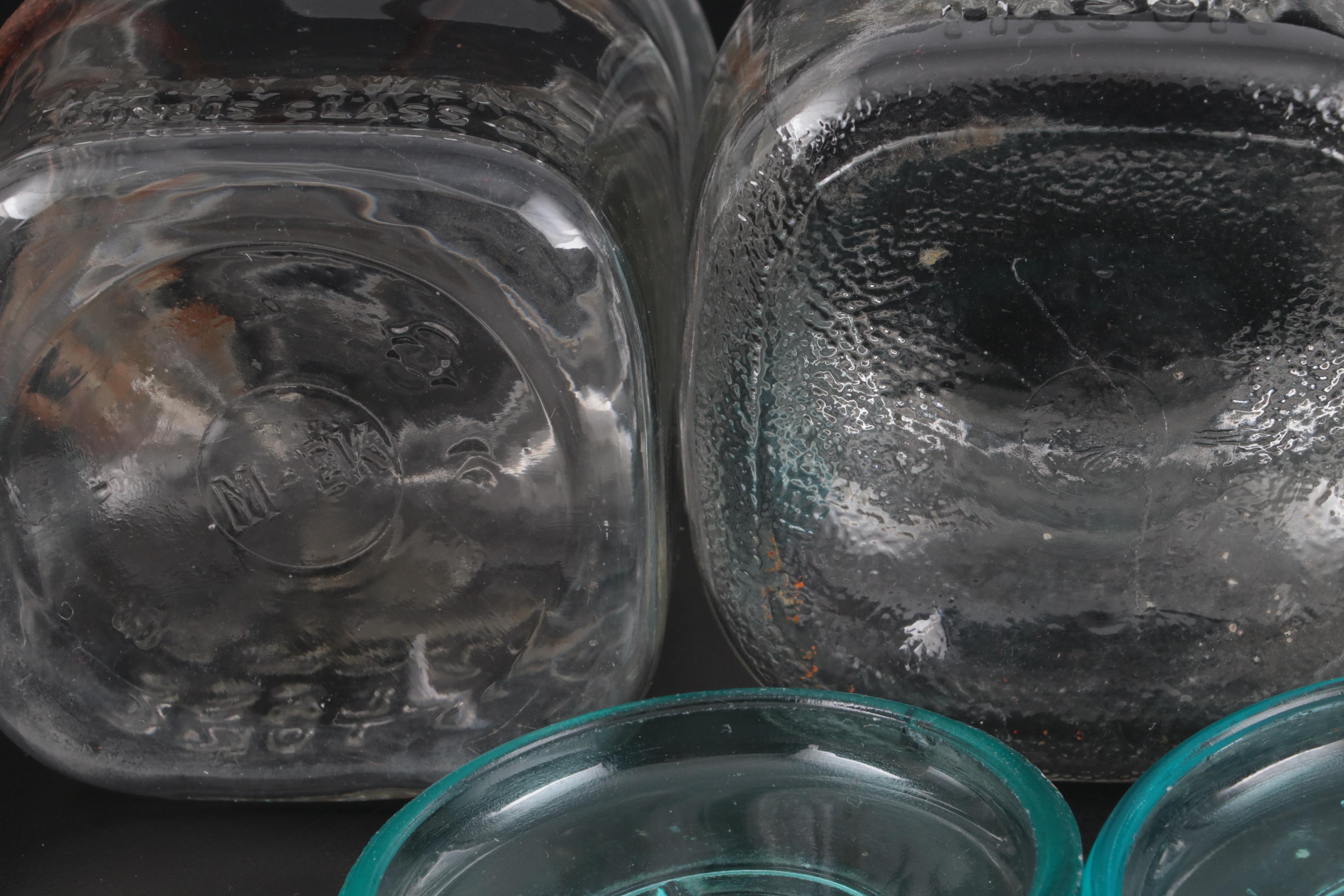 Atlas and Ball Glass Mason Jars, and Snow Crest Beverages Bear Bank