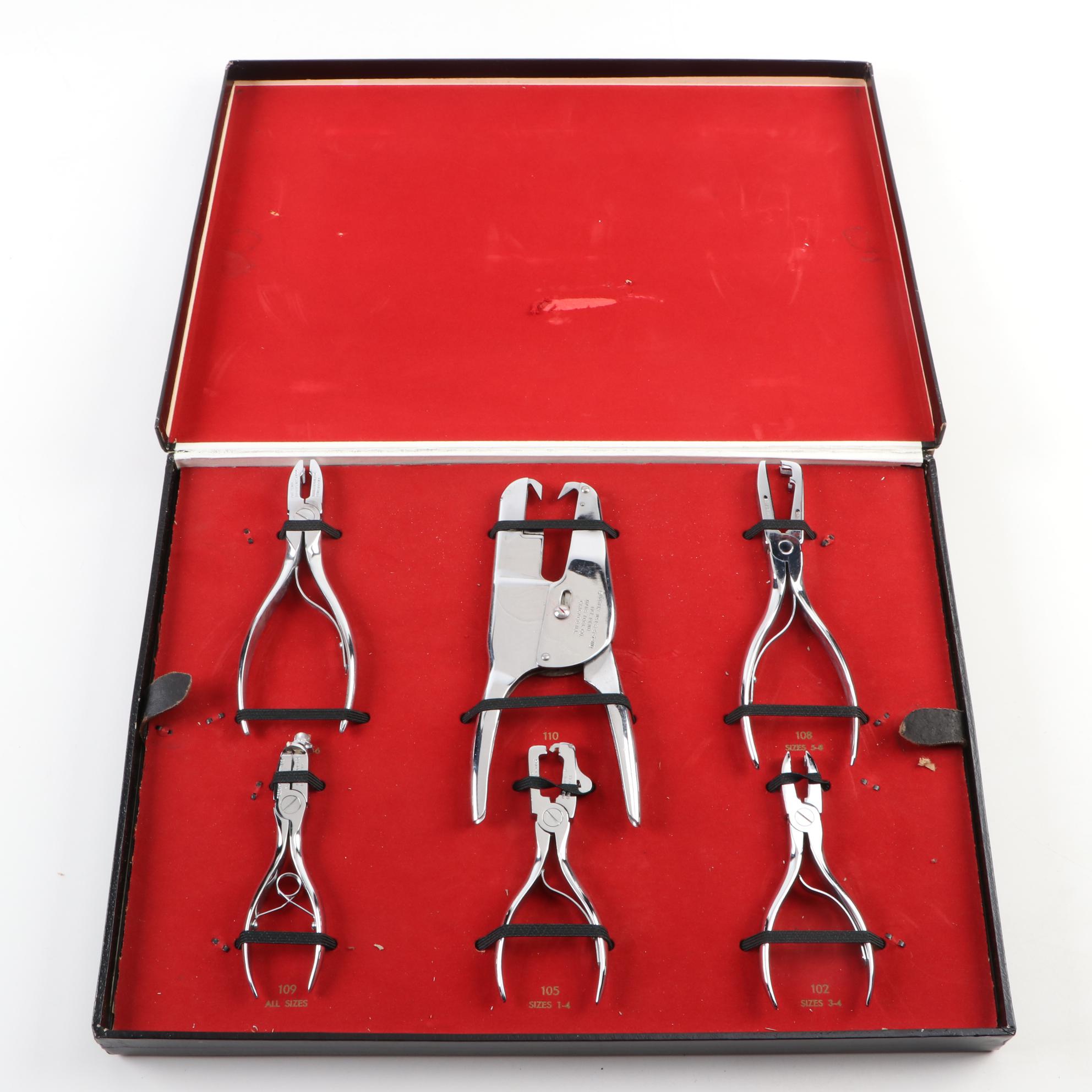 Mars Tool Company "Zip-R-Fix" Salesman Hand Tools in Original Case, 1950s