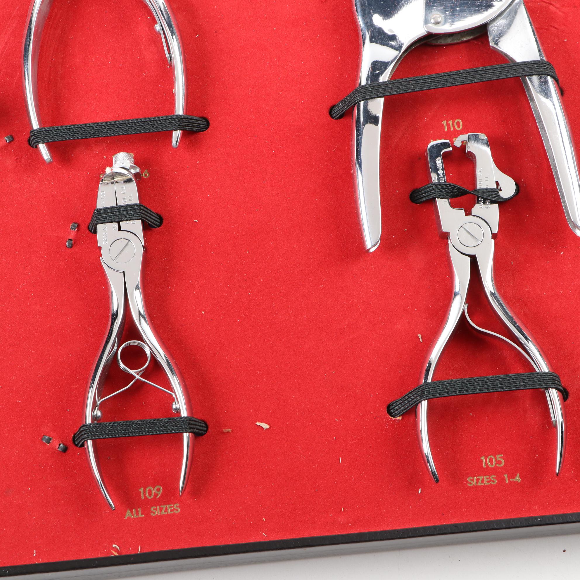 Mars Tool Company "Zip-R-Fix" Salesman Hand Tools in Original Case, 1950s