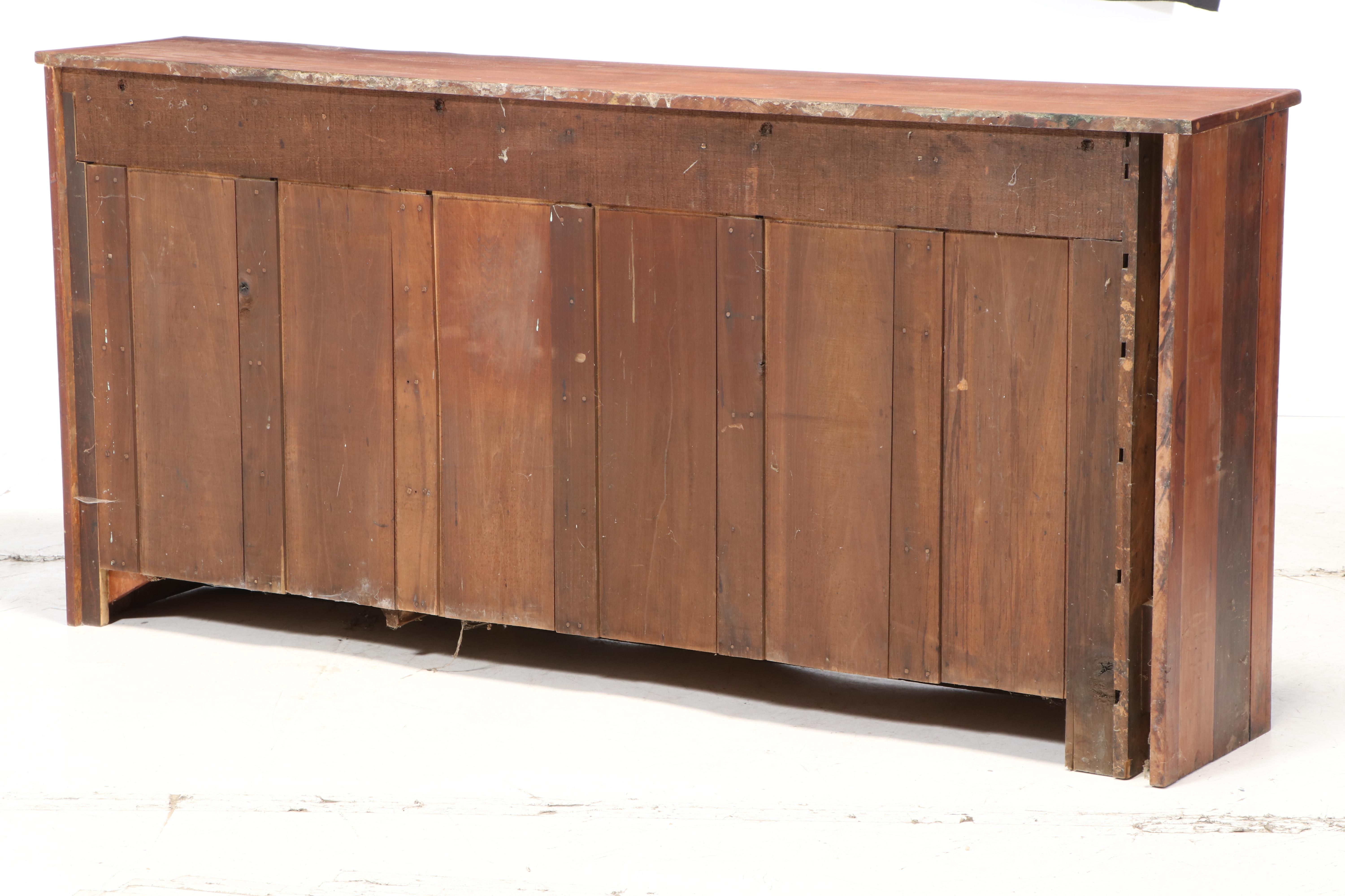 American Primitive Cherrywood Forty-Drawer Apothecary Cabinet, Late 19th Century