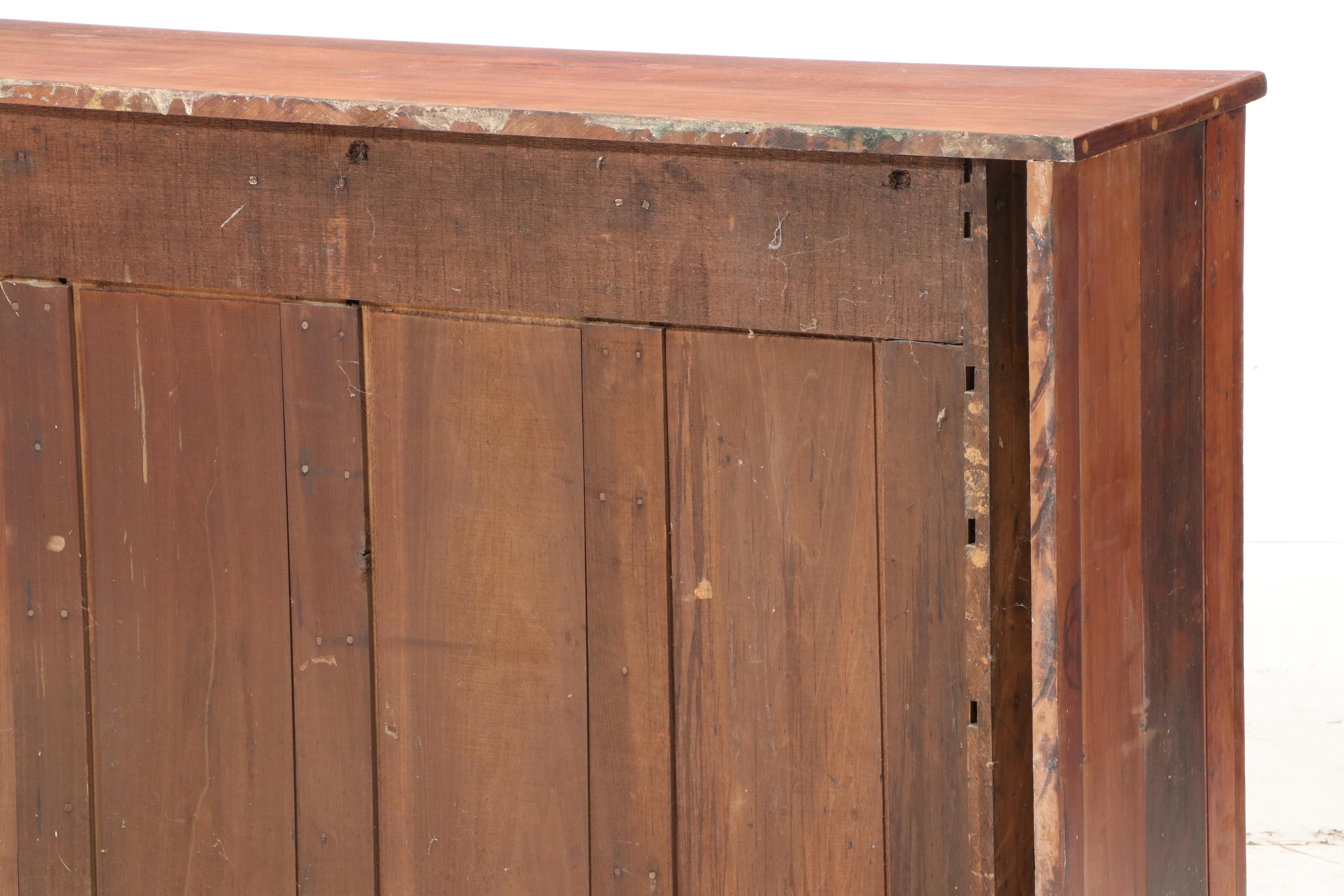 American Primitive Cherrywood Forty-Drawer Apothecary Cabinet, Late 19th Century