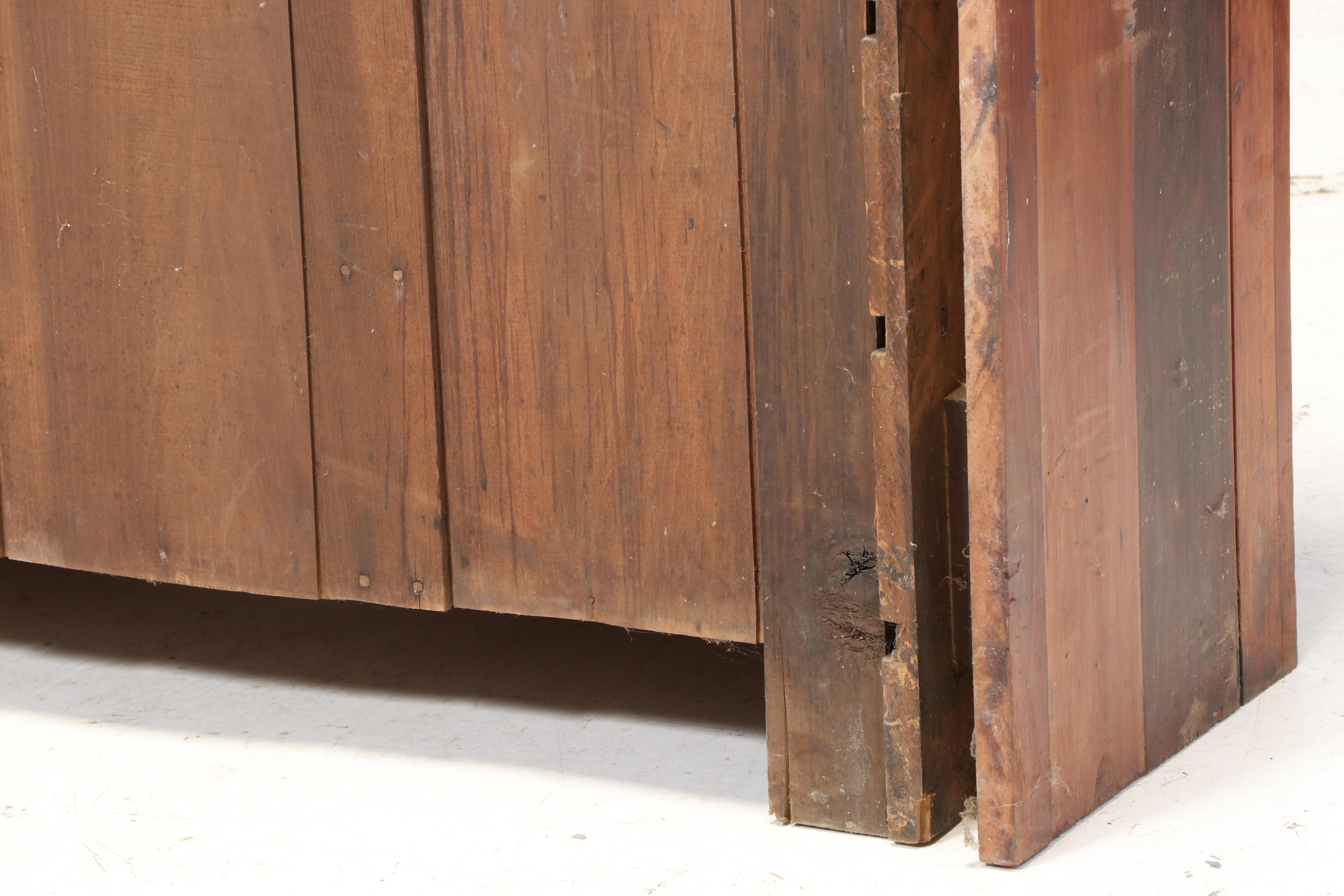 American Primitive Cherrywood Forty-Drawer Apothecary Cabinet, Late 19th Century