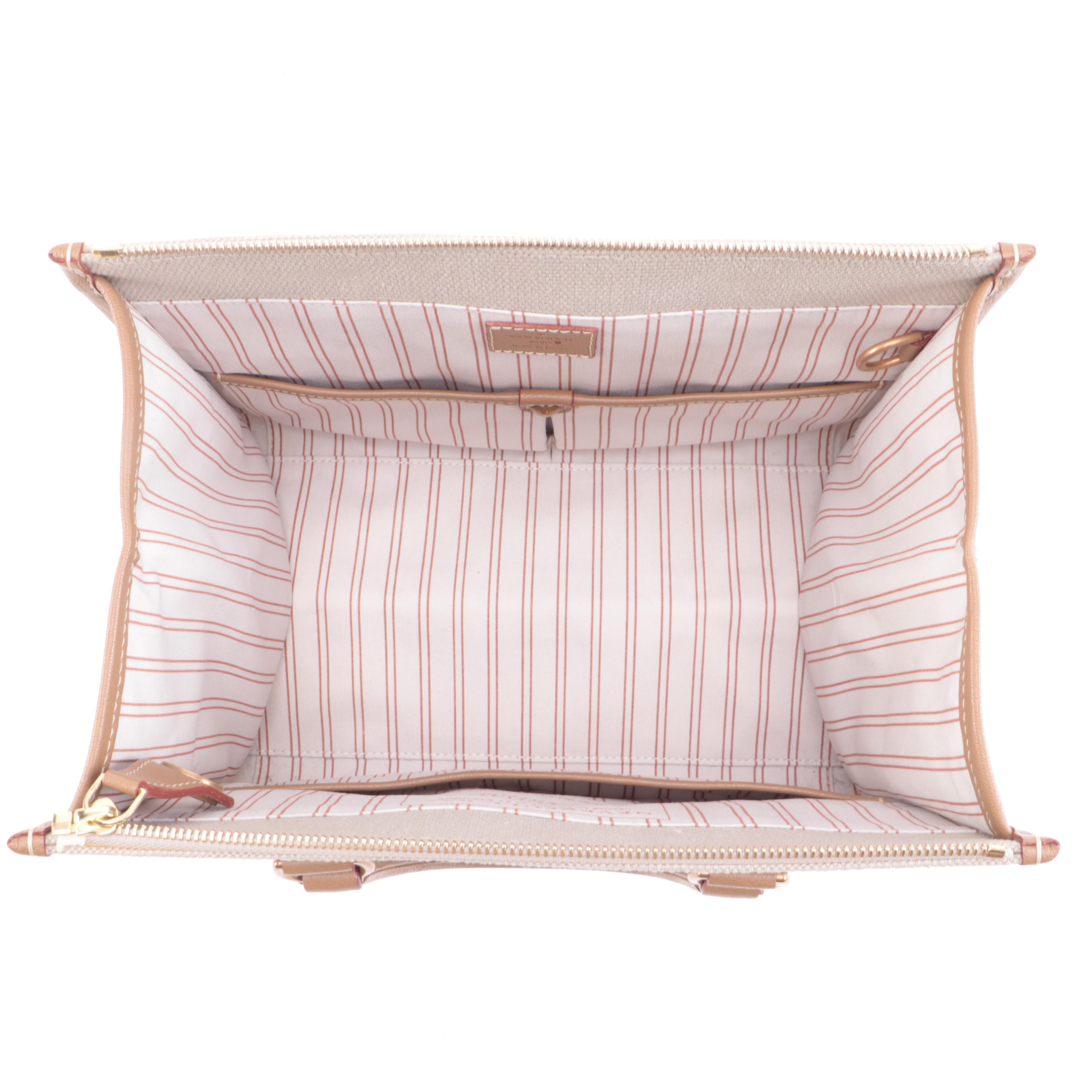 Louis Vuitton Toile Trianon Neverfull in Canvas and Leather