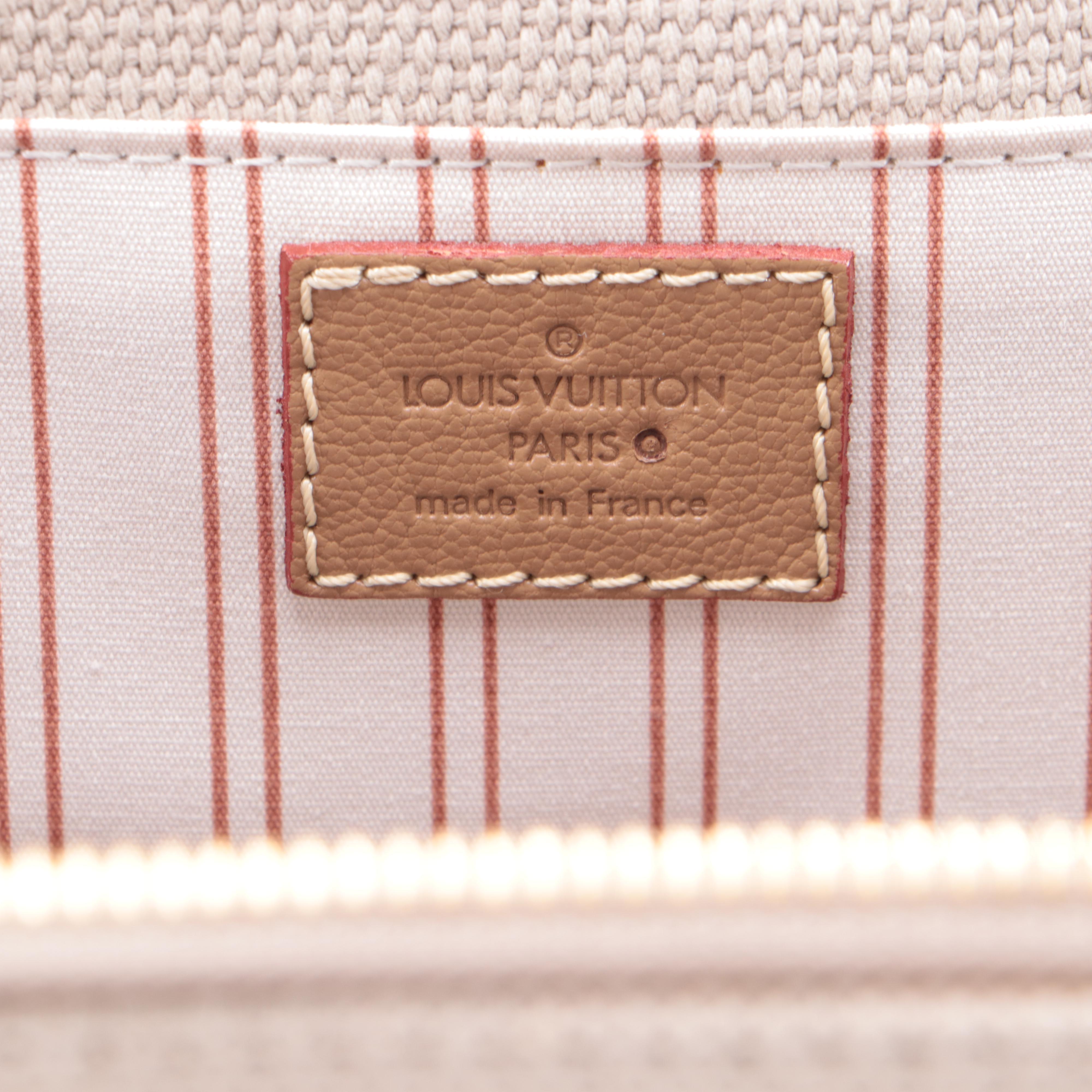 Louis Vuitton Toile Trianon Neverfull in Canvas and Leather