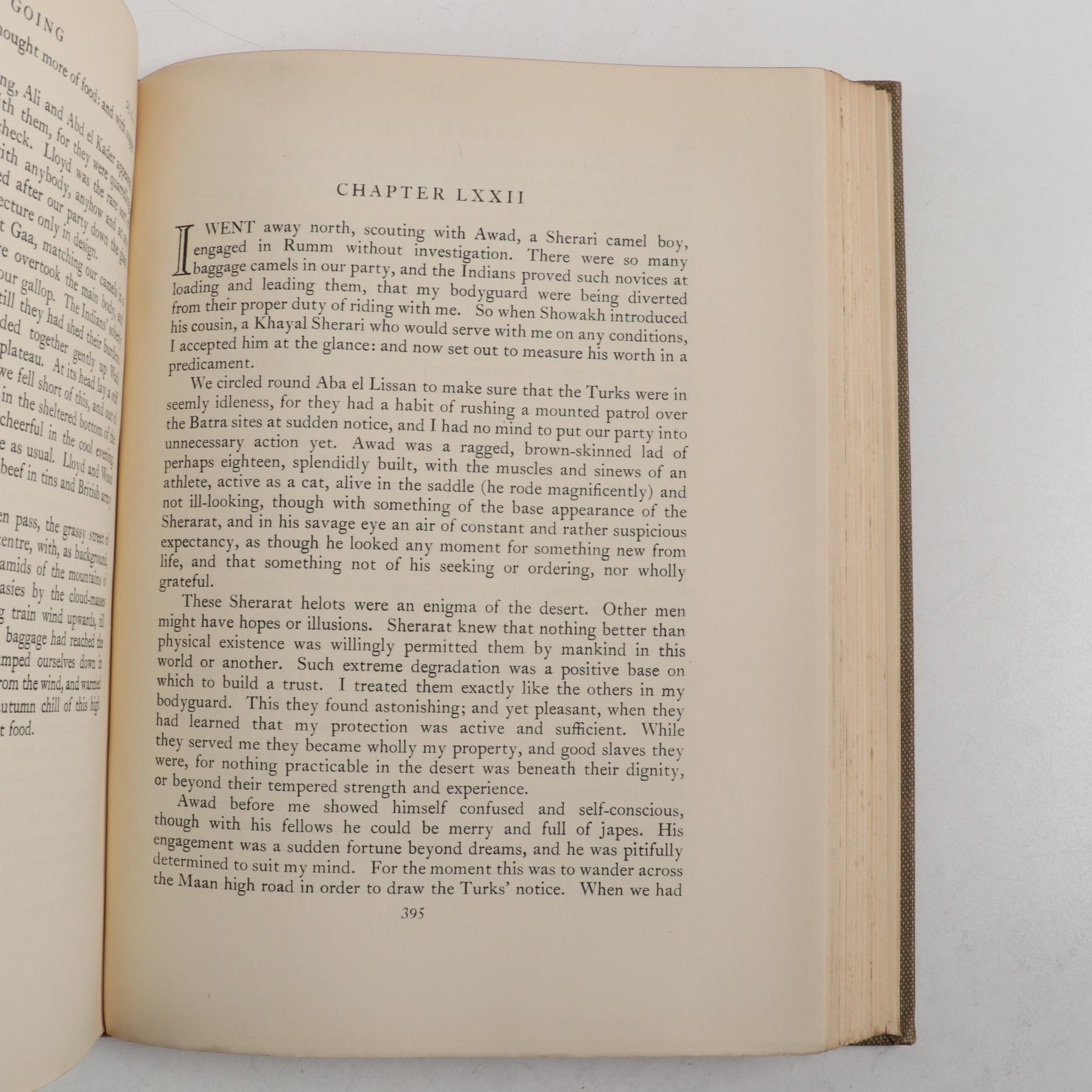 First American Edition "Revolt in the Desert" and More by T. E. Lawrence