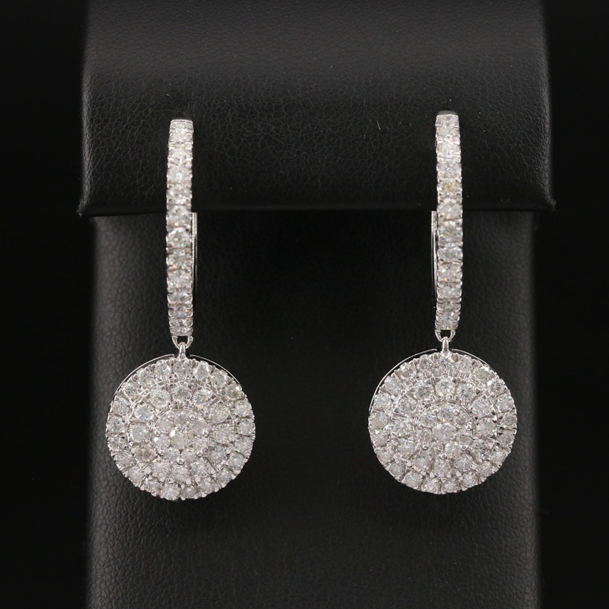 14K 4.00 CTW Diamond Earrings