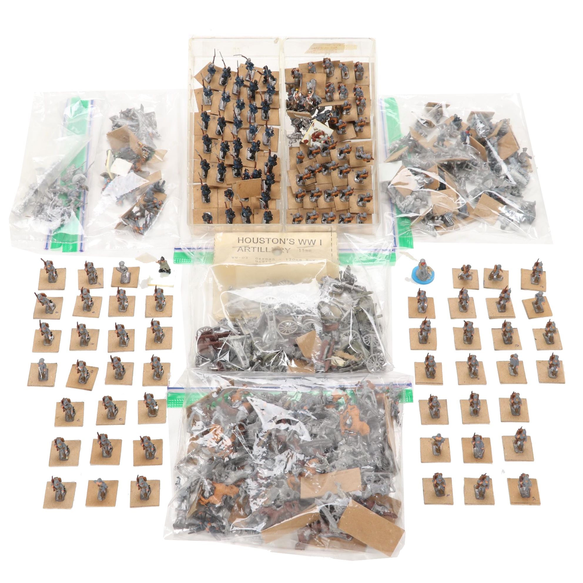 Hand-Painted 15mm German WW1 Toy Soldiers, 21st Century