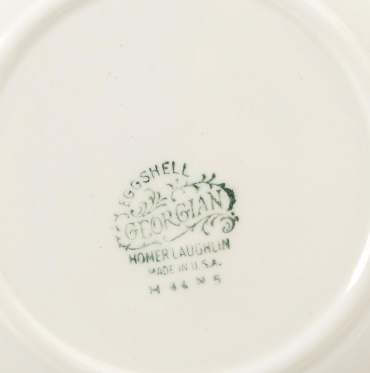 Homer Laughlin "Eggshell Georgian" Porcelain Dinnerware