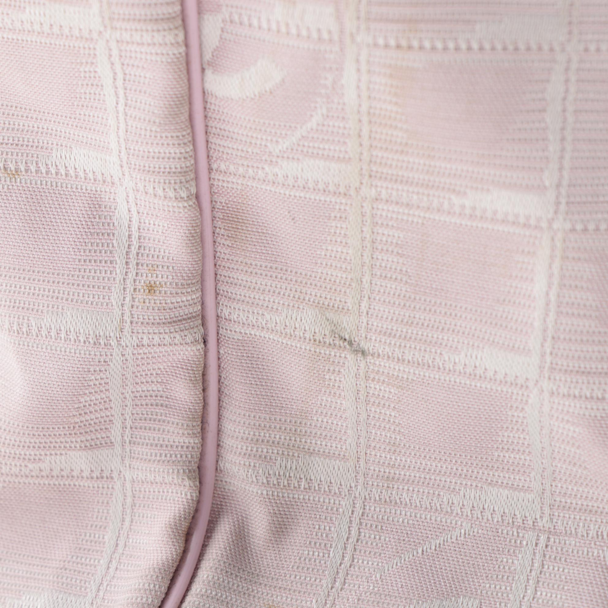 Chanel Traveline Tote Bag in Pink CC Nylon Jacquard and Leather