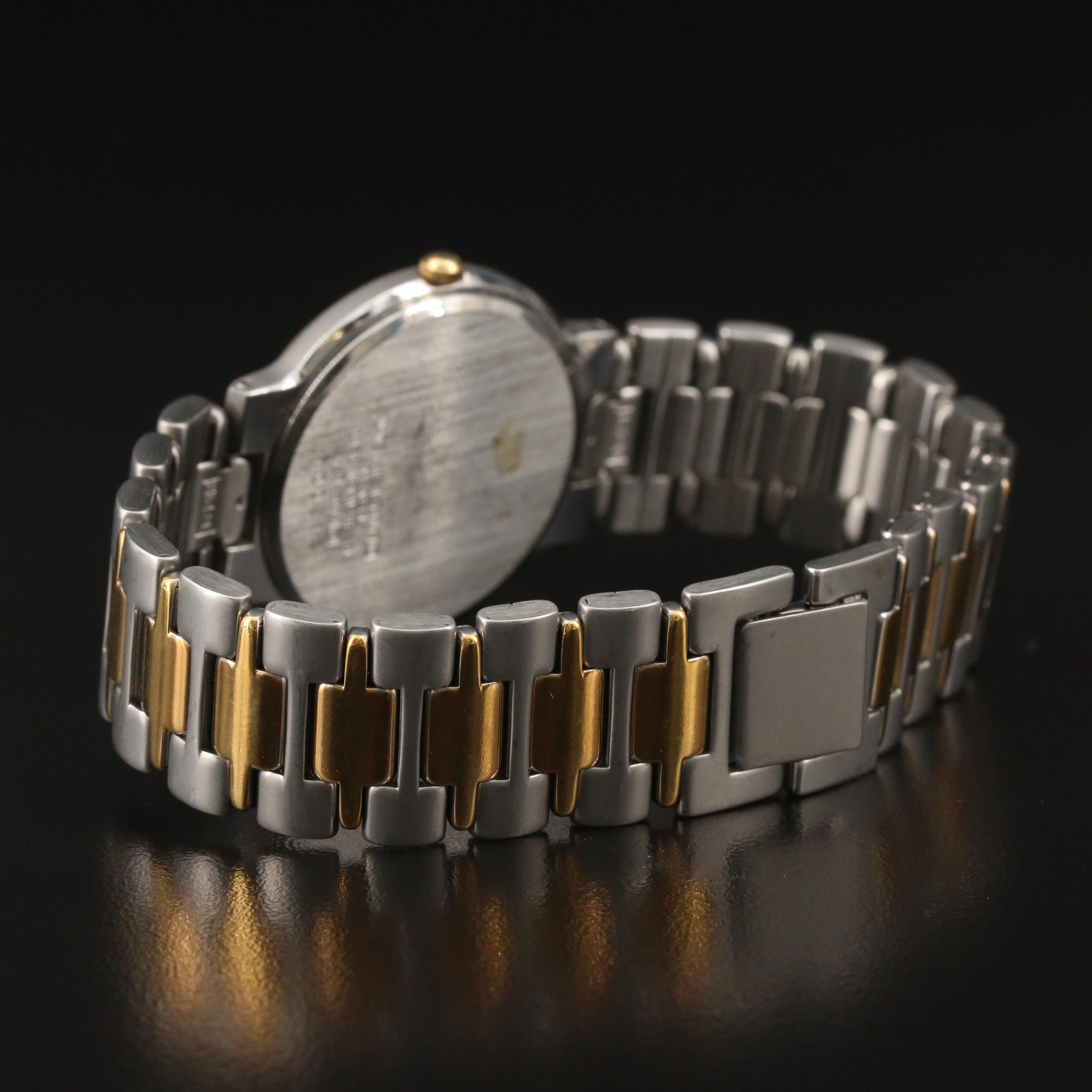 Seiko Two-Tone Quartz Watch with Date Window