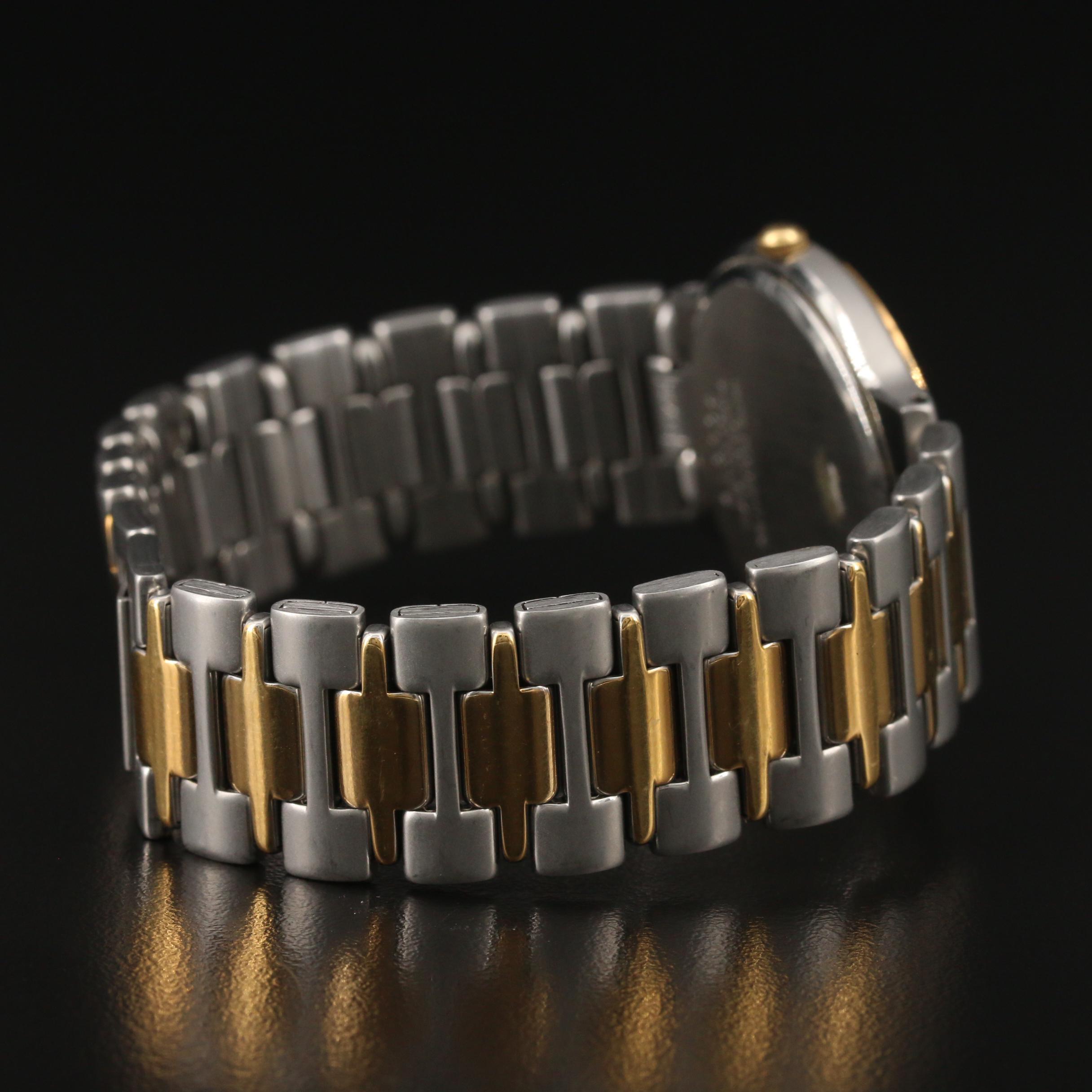 Seiko Two-Tone Quartz Watch with Date Window