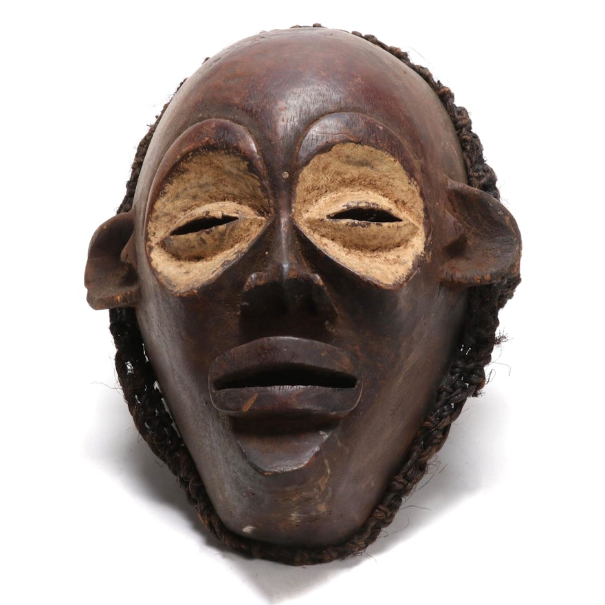 Chokwe Style Wood Mask, Central Africa