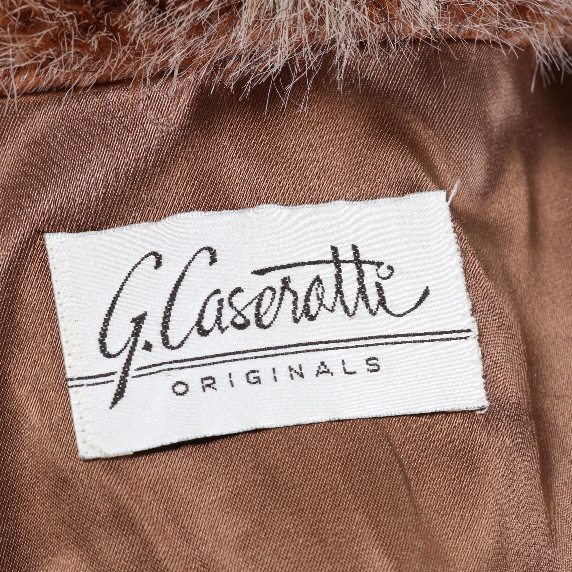G. Caserotti Originals Faux Fox Fur Coat with Banded Cuffs