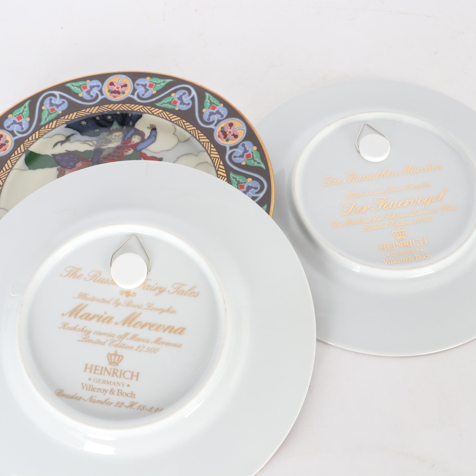 Villeroy & Boch "The Russian Fairy Tales" Porcelain Collector Plates