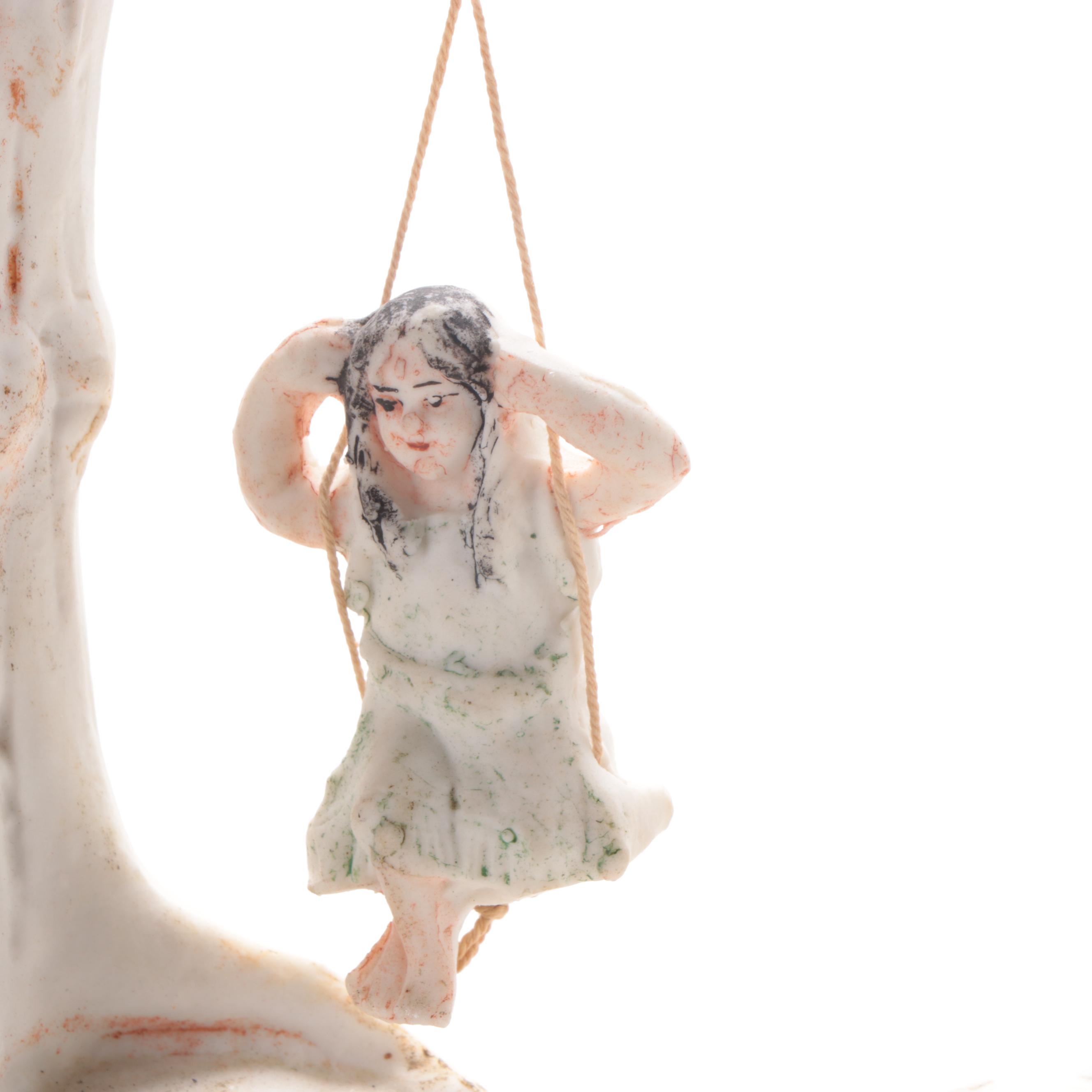 German Bisque Figurines Including a Matching George and Martha Washinton