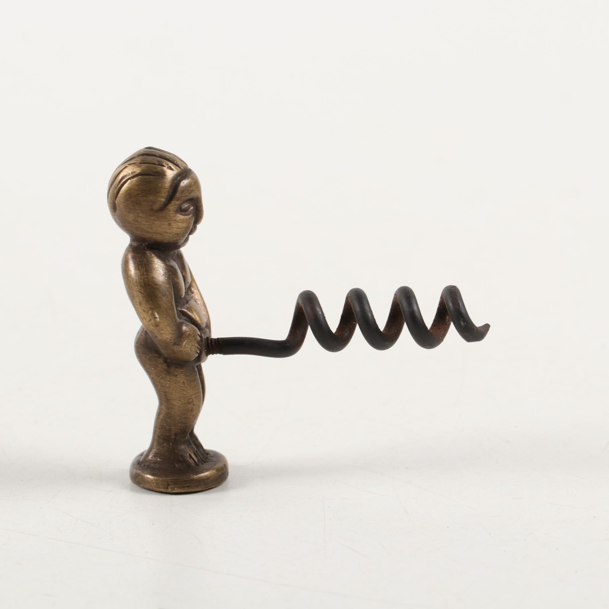 Wooden Altschul Distiller Co. Corkscrew, "Manneken Pis" Corkscrew, and More