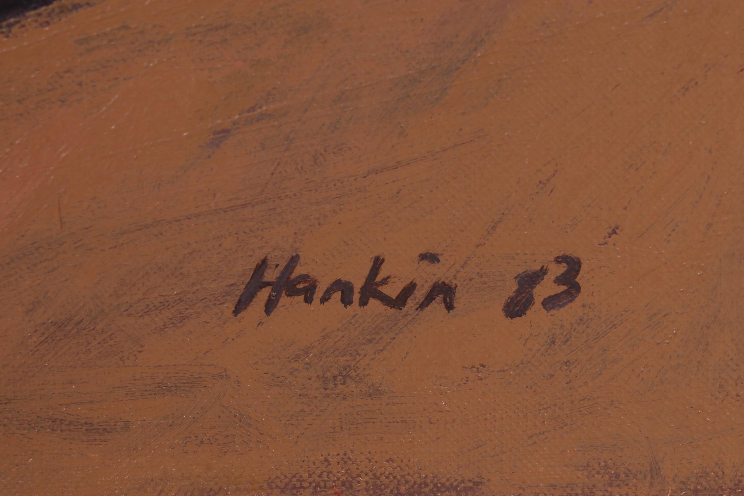 Stephen Hankin Oil Painting "Alice on the Corner of the Model Stand," 1983