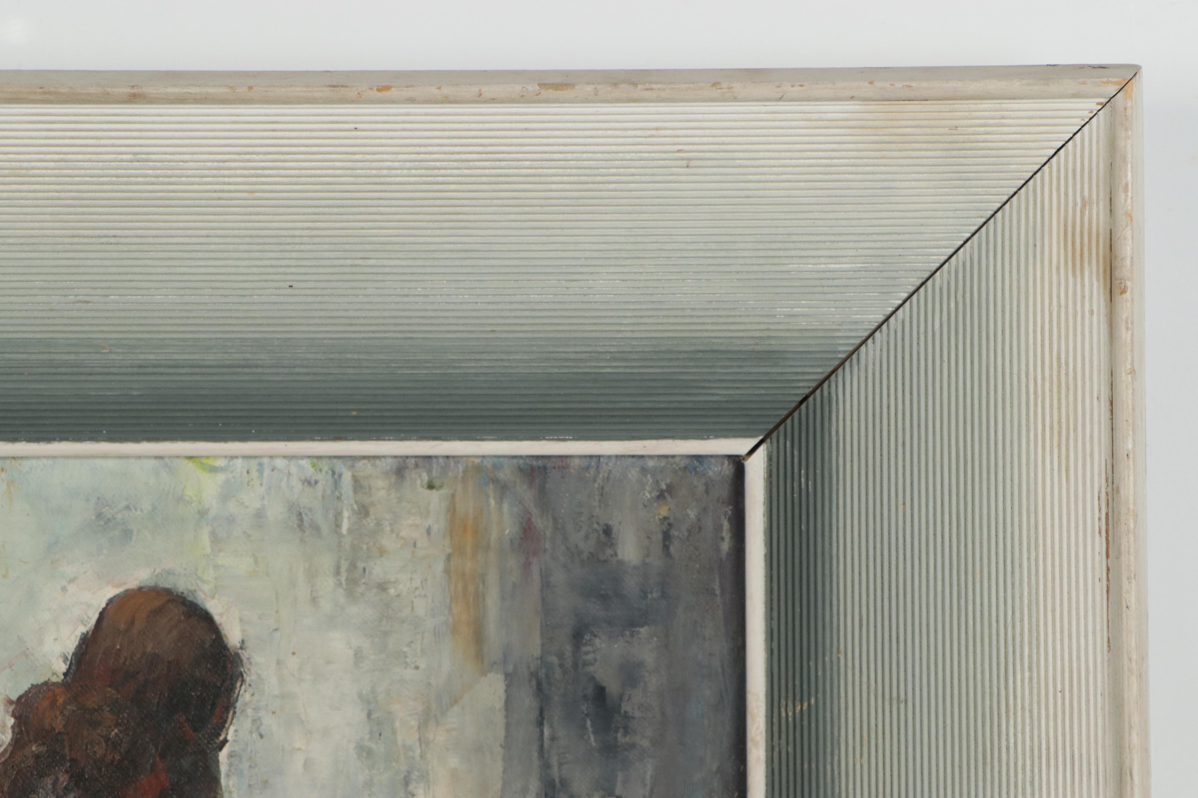 Roy Keister Female Nude Oil Painting, Mid-20th Century