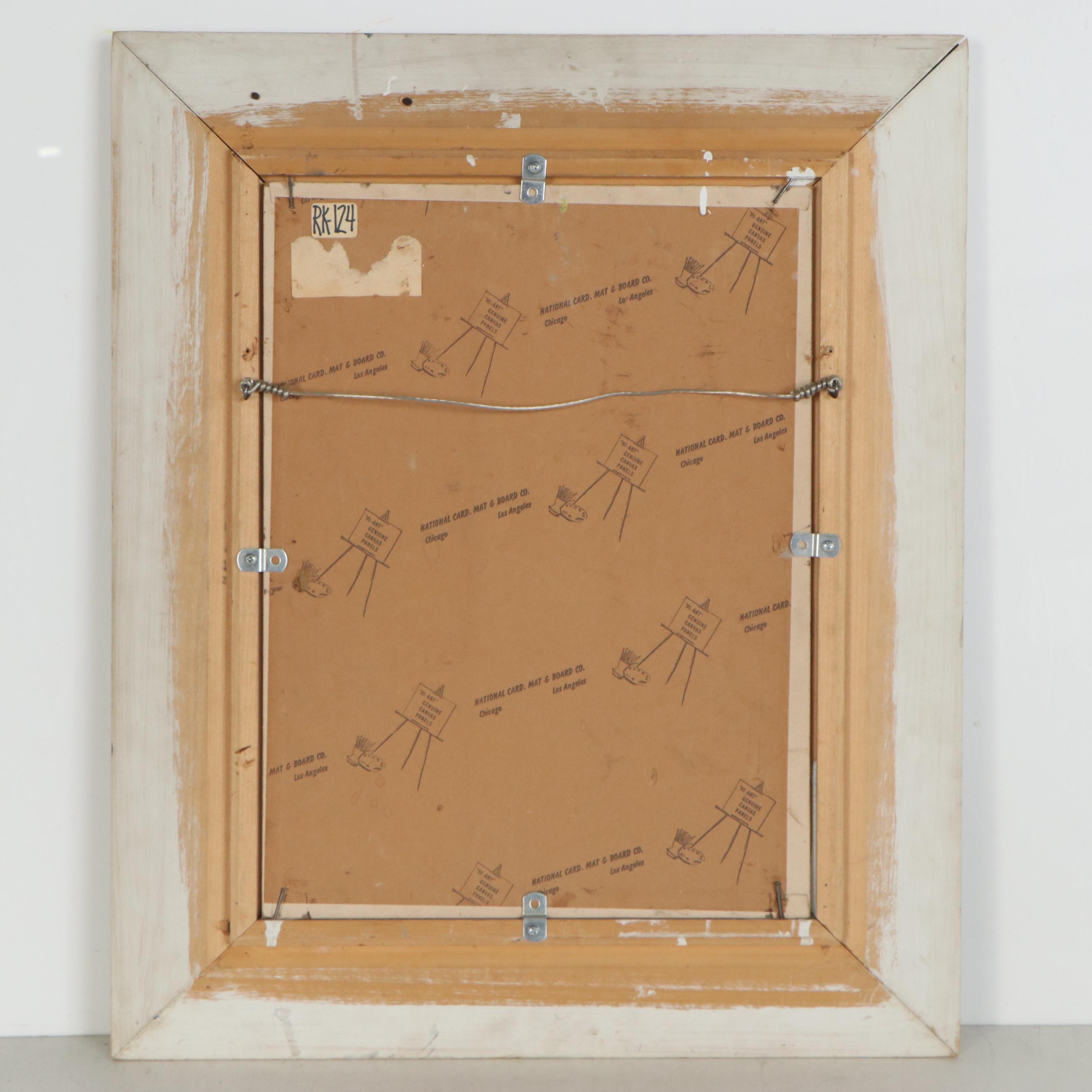 Roy Keister Female Nude Oil Painting, Mid-20th Century