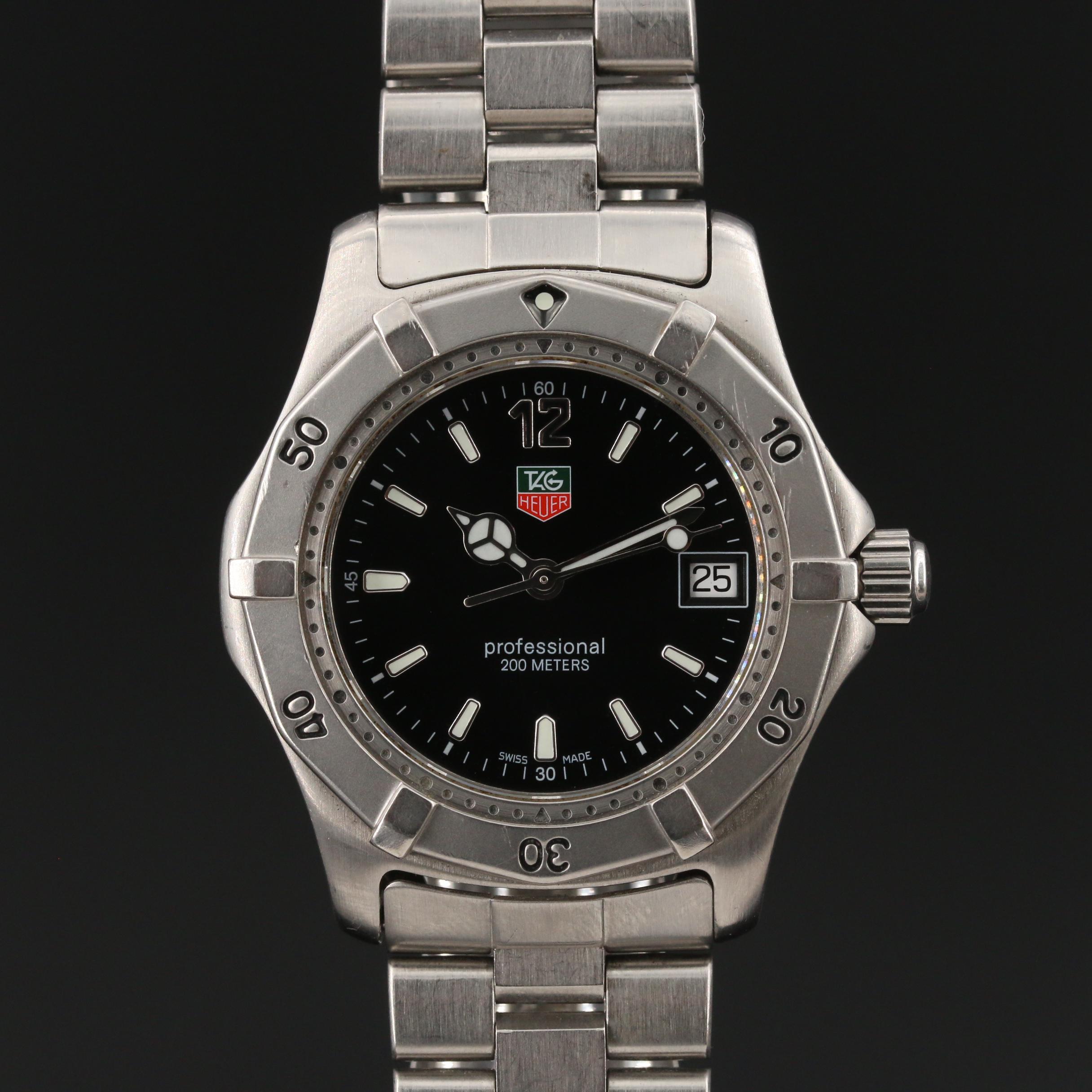TAG Heuer Professional 200M Stainless Steel Watch