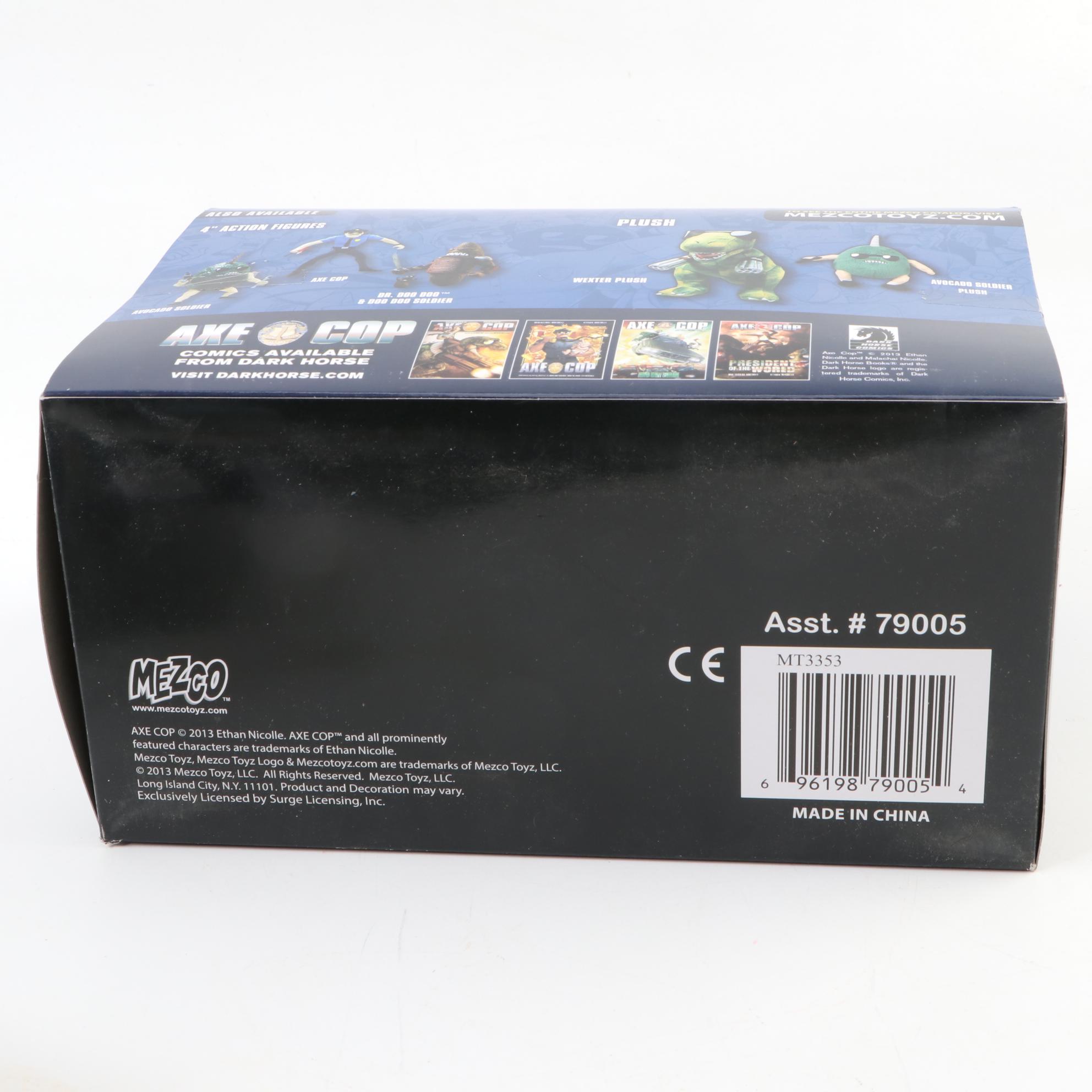 Mezco Toys "Axe Cop" Action Figures and Comic Books