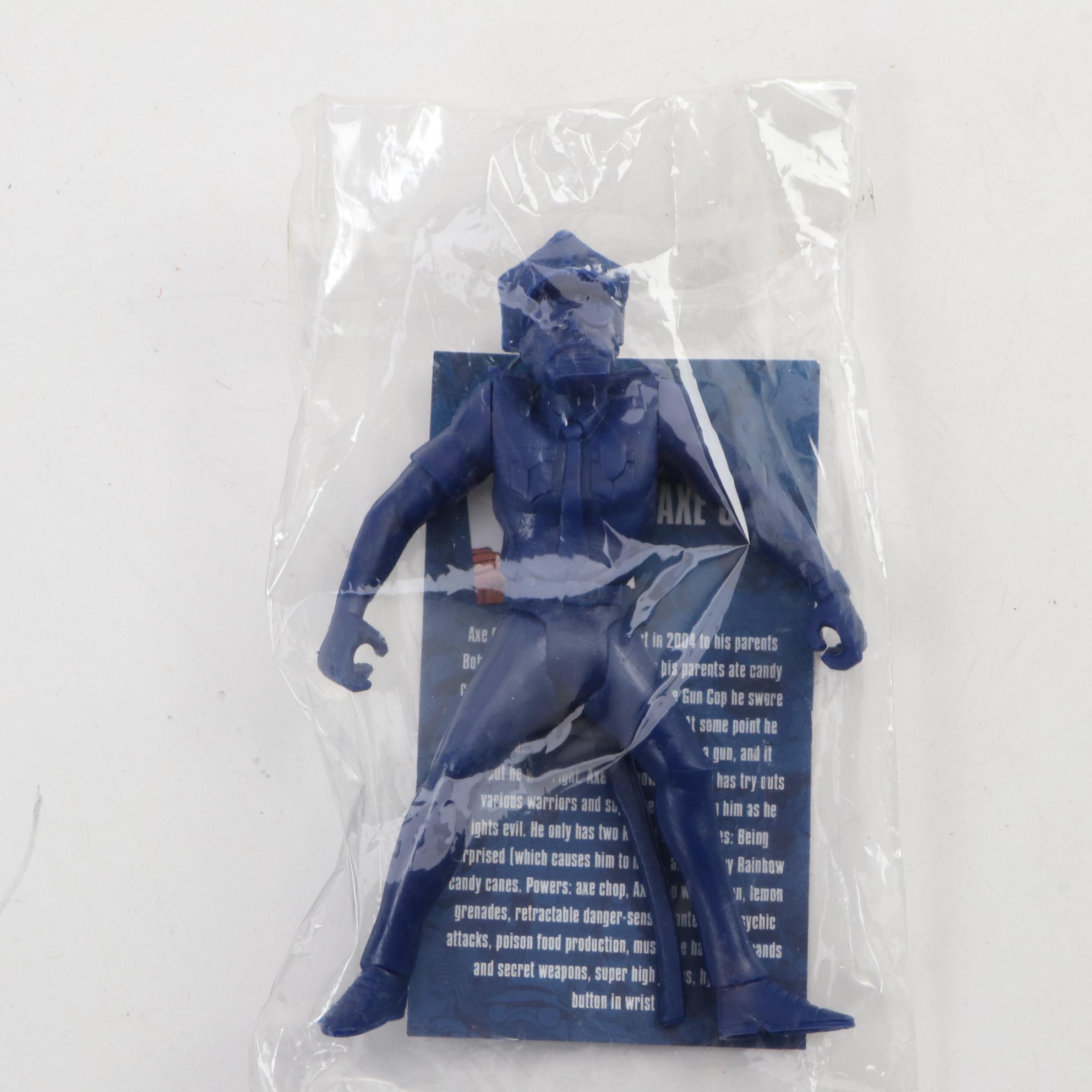 Mezco Toys "Axe Cop" Action Figures and Comic Books