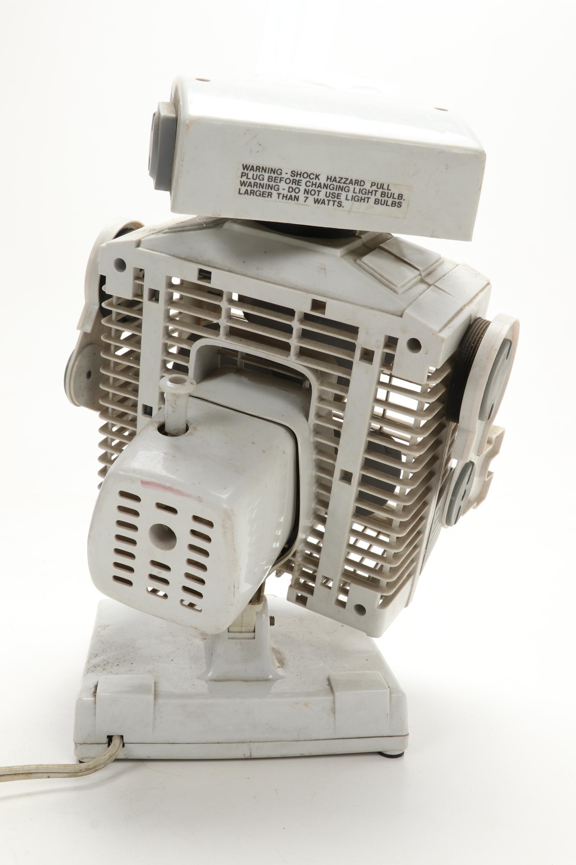Pair of Robo the Fan by Robeson Table Fans, 1980s