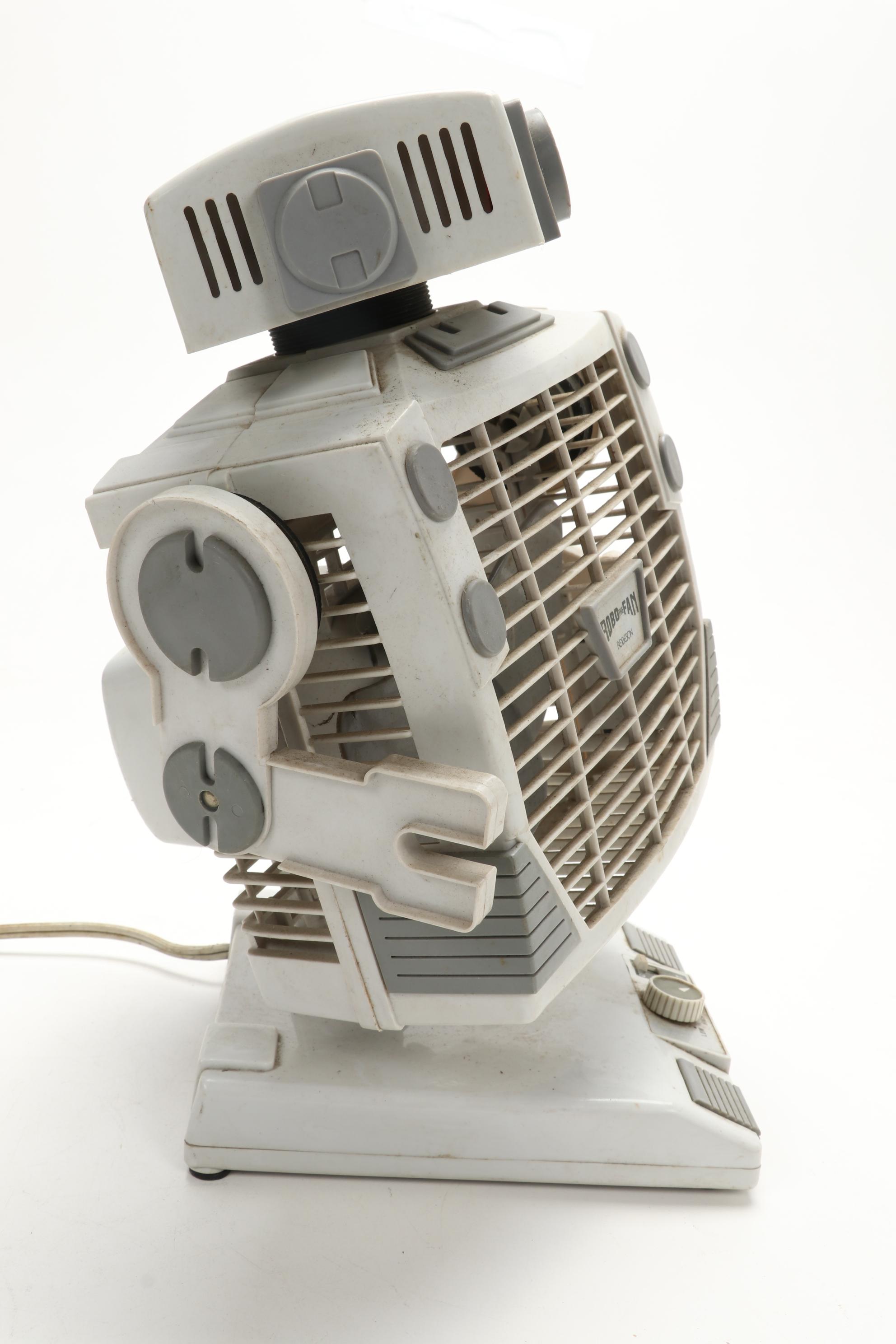 Pair of Robo the Fan by Robeson Table Fans, 1980s
