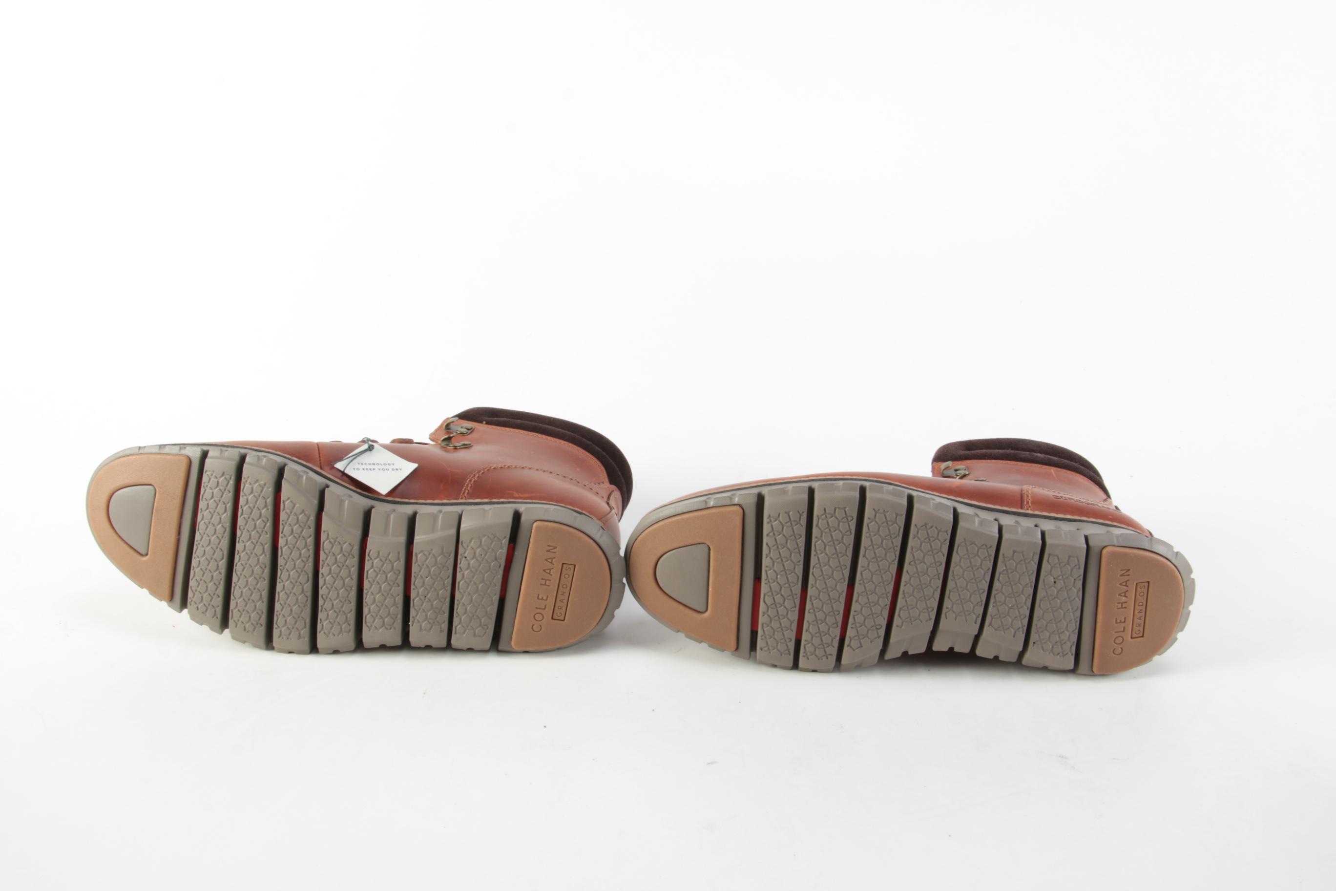 Men's Cole Haan Brown Leather Hiking Boots