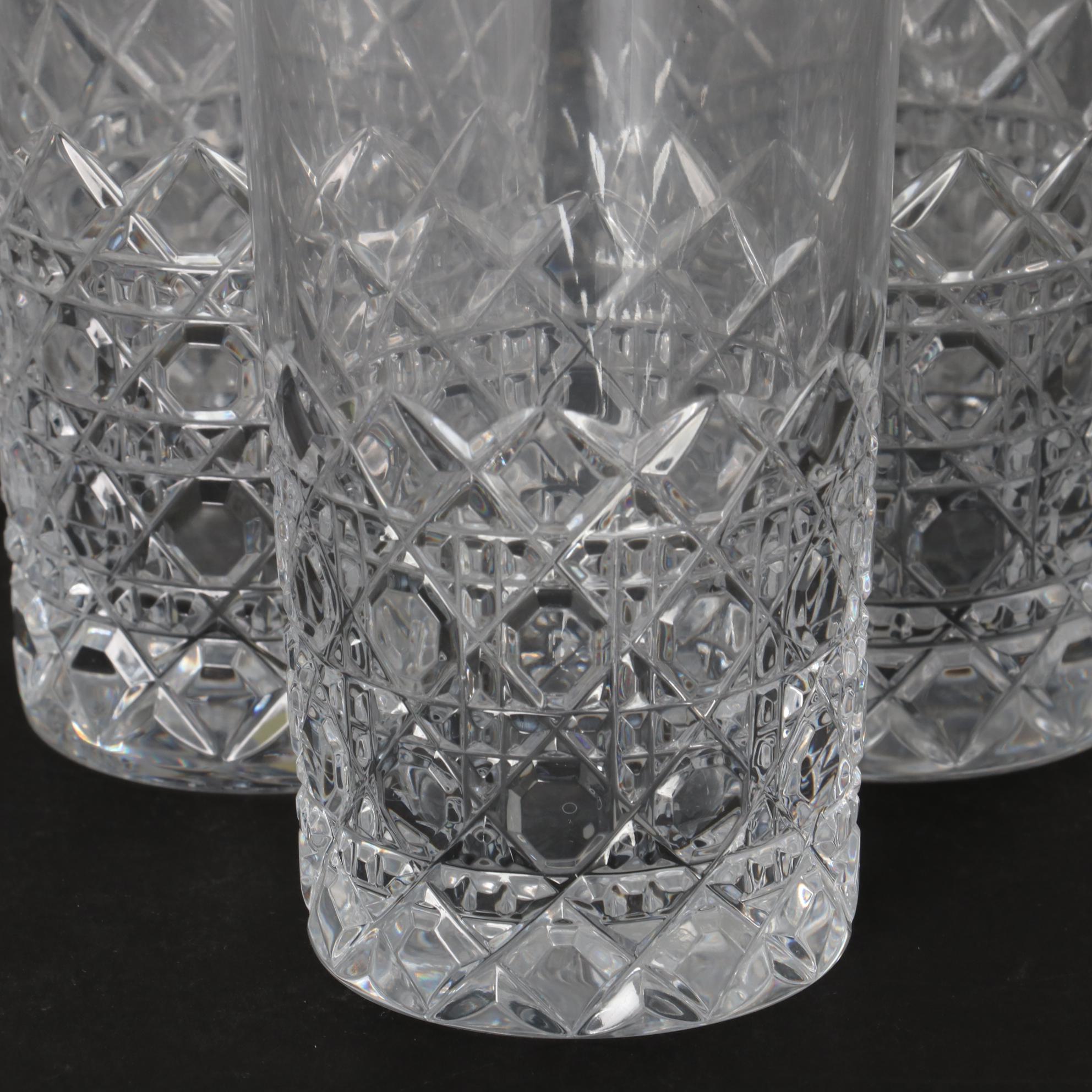 Val St. Lambert "Zarba" Scotch Cut Crystal Tumbler