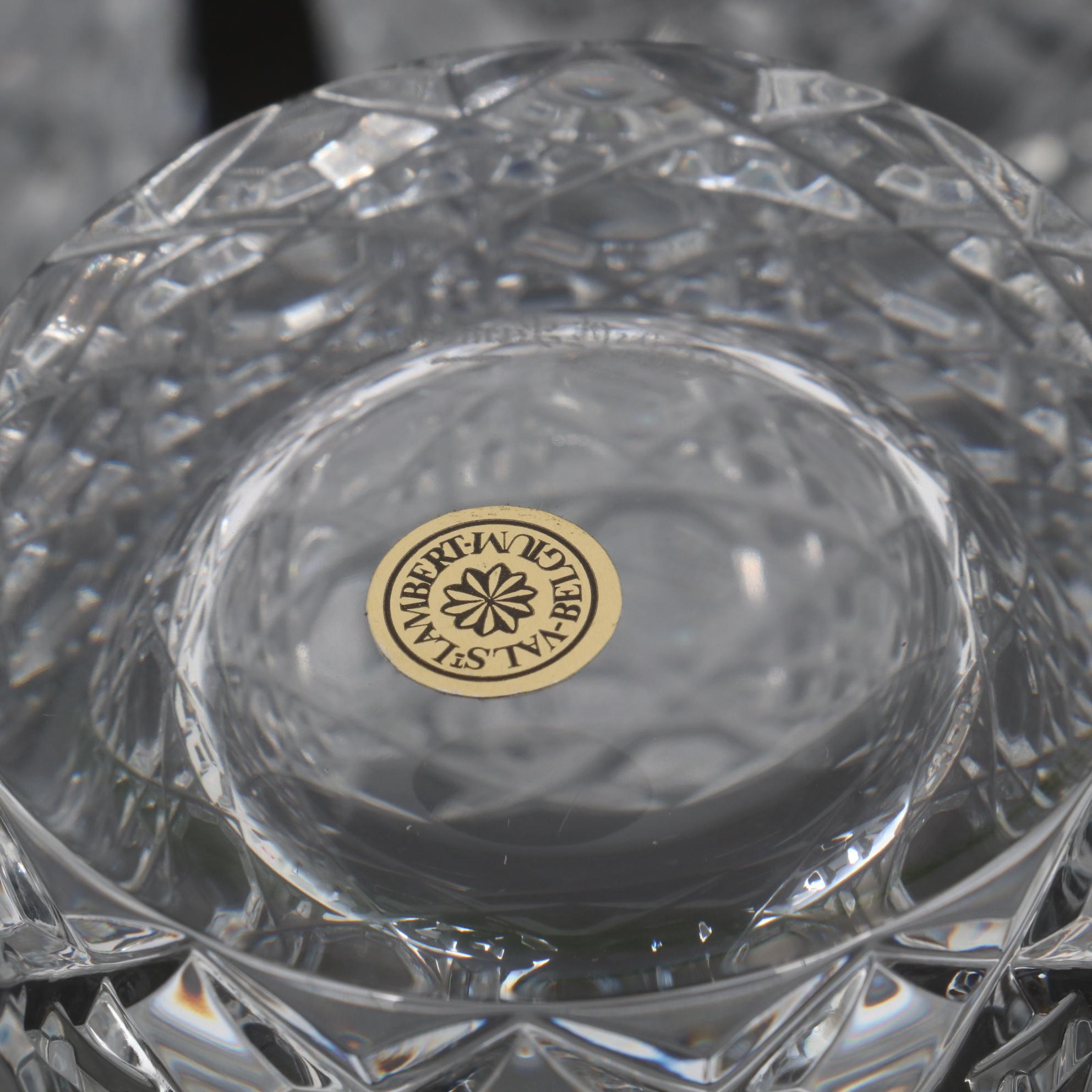 Val St. Lambert "Zarba" Scotch Cut Crystal Tumbler